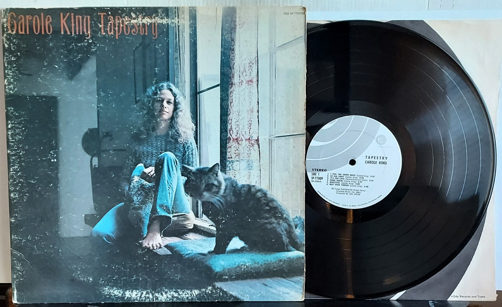 Carole King – Tapestry – 1971 Ode Records – SP-77009 EX