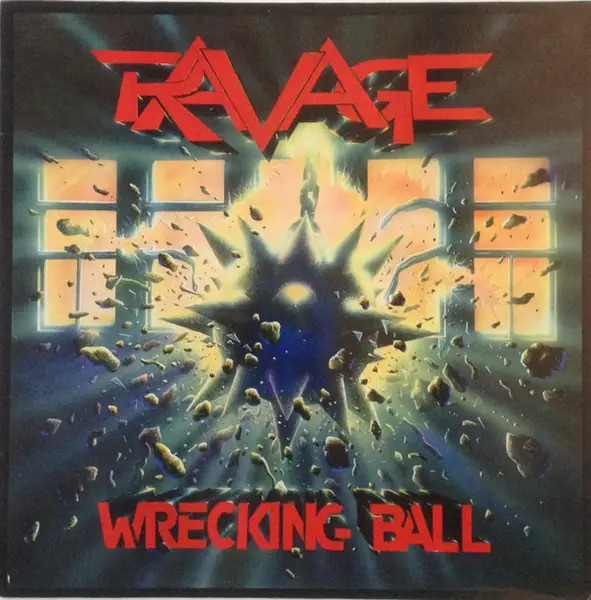 Ravage Wrecking Ball Near Mint Roadrunner Records Vinyl LP 12″ 33 RPM