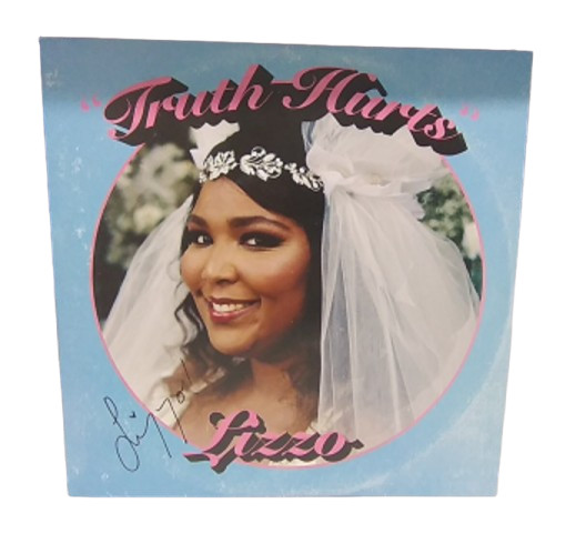 LP Vinyl – LIZZO: Truth Hurts 12″ – Signed / Autographed (Baby Blue)