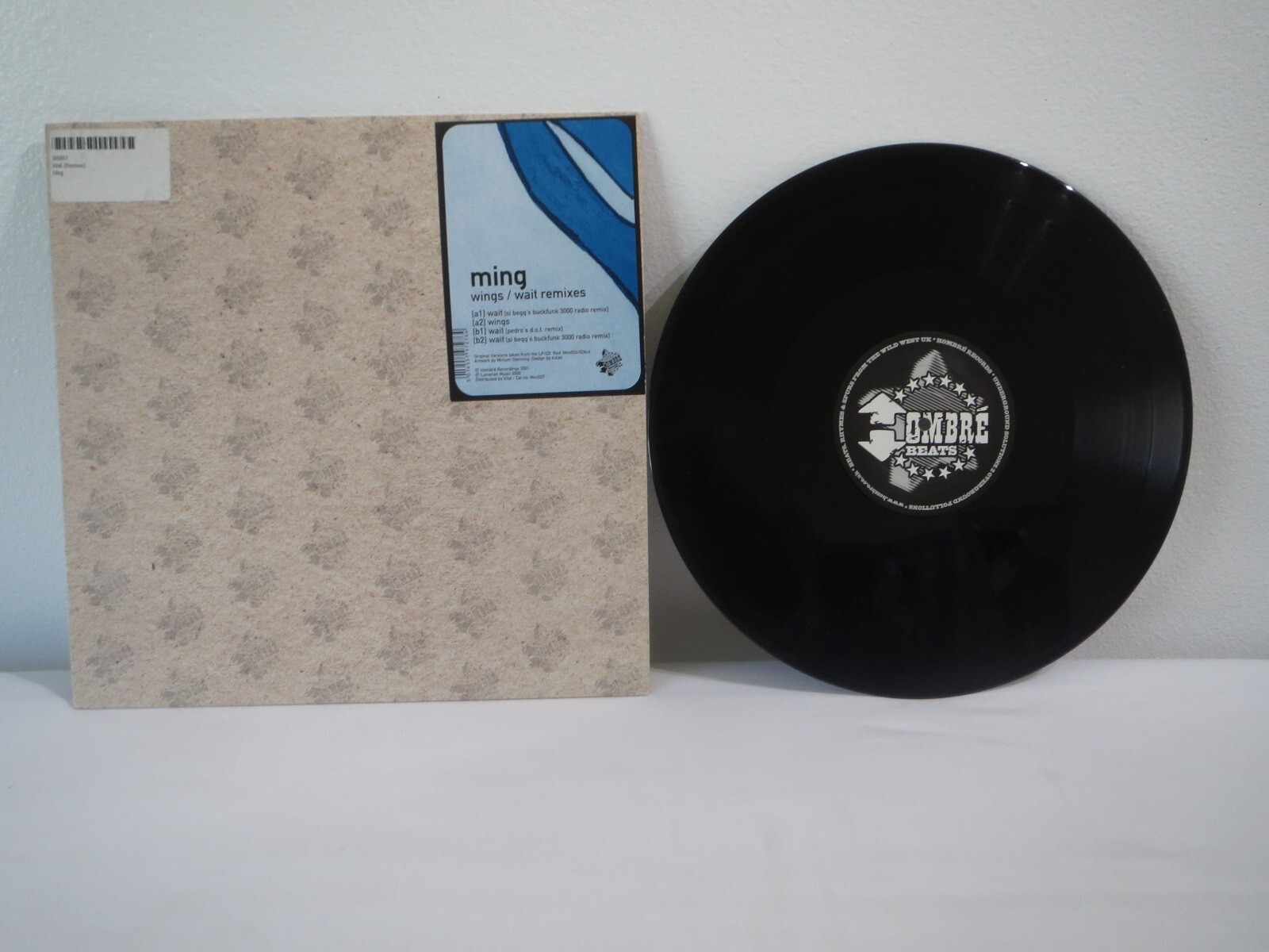 Ming – Wings / Wait Remixes – Hombré – Mex027 Vinyl 12″ 33 ⅓ RPM EP Record 2001