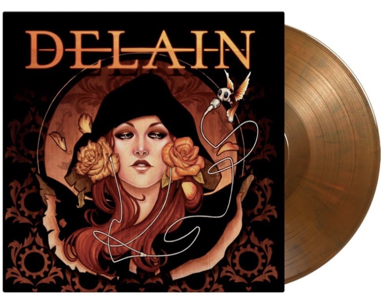 Delain – We Are The Others Limited Numbered Orange & Black Marbled Vinyl LP MOV