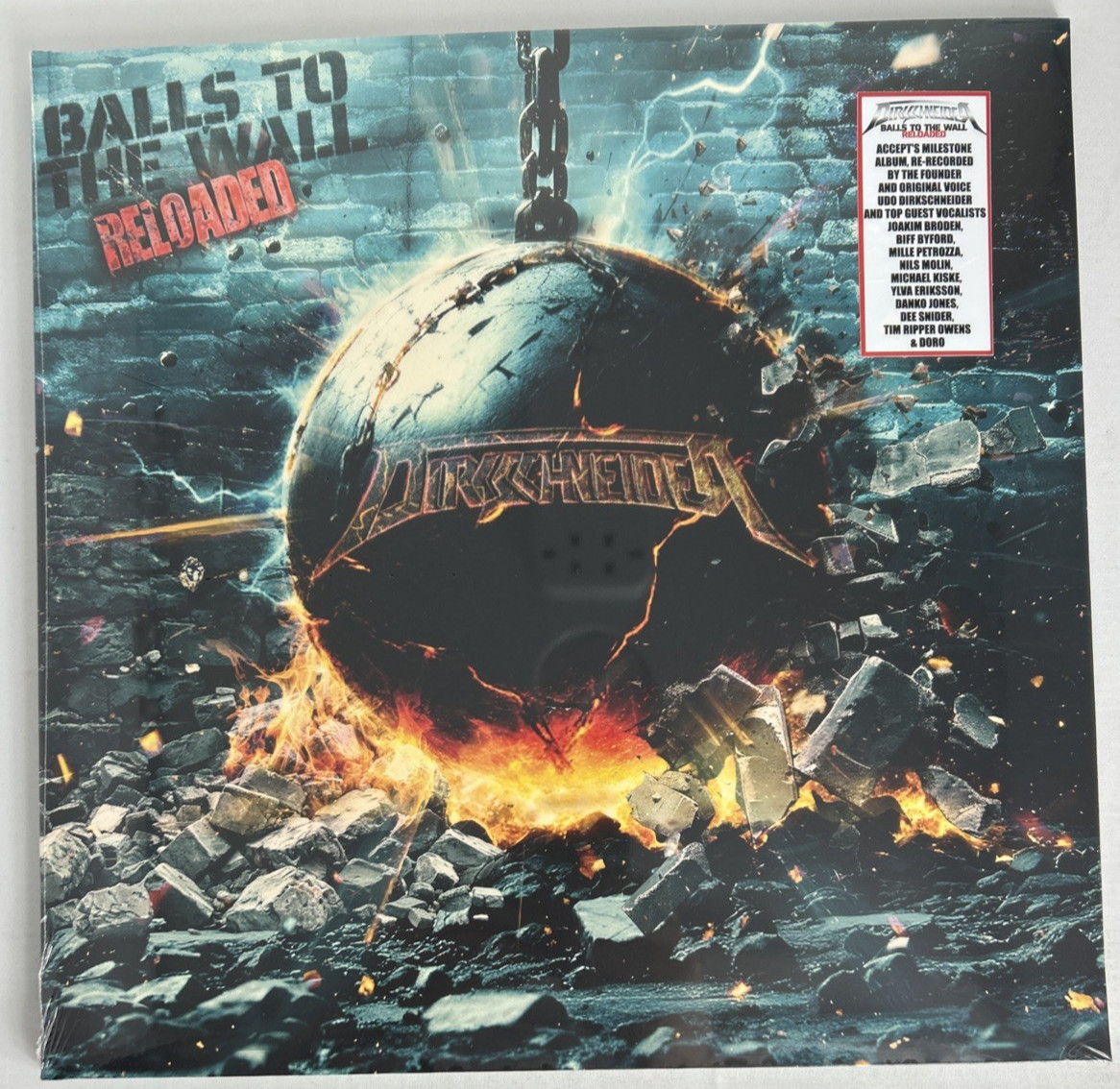 U.D.O., Dirkschneider – Balls To The Wall Reloaded Vinyl, Limited Edt,, Sealed