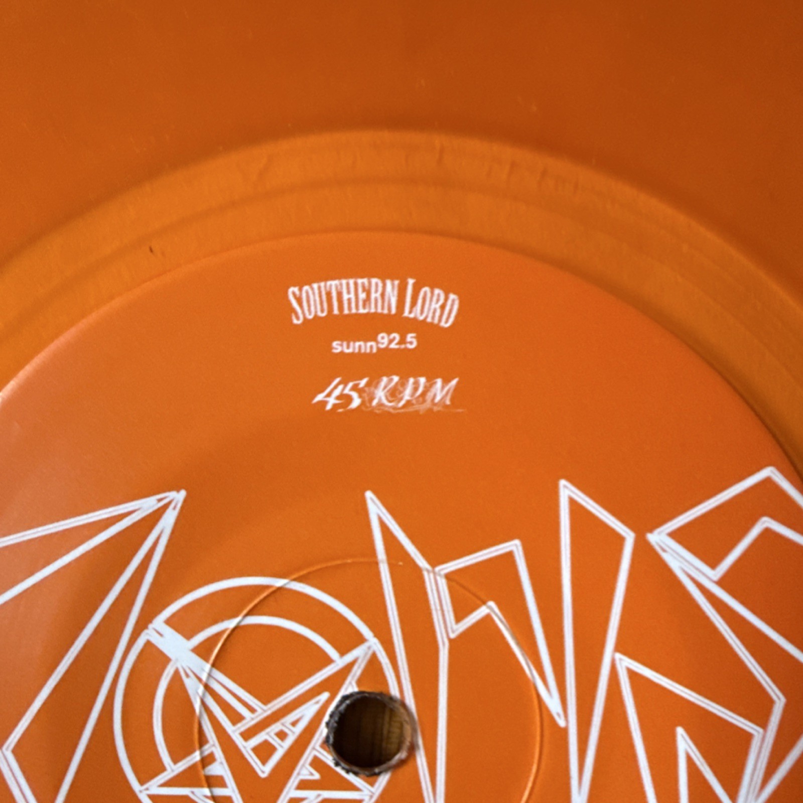 Boris Statement / Floor Shaker Vinyl Record Orange 45 RPM Southern Lord
