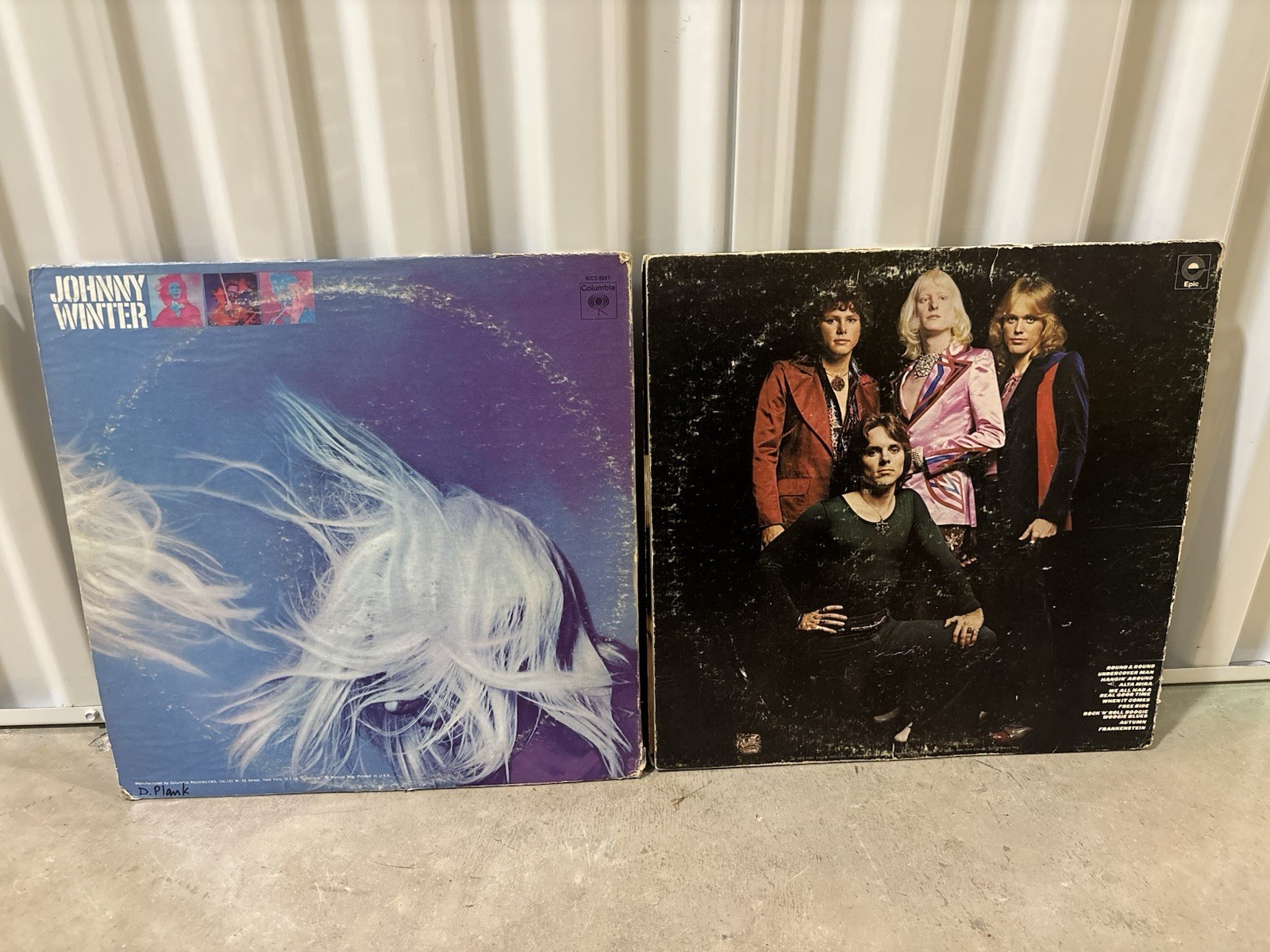 The Edgar Winter Group 1972 Johnny Winter Second Winter 1969 Vinyl LP Lot VG- VG