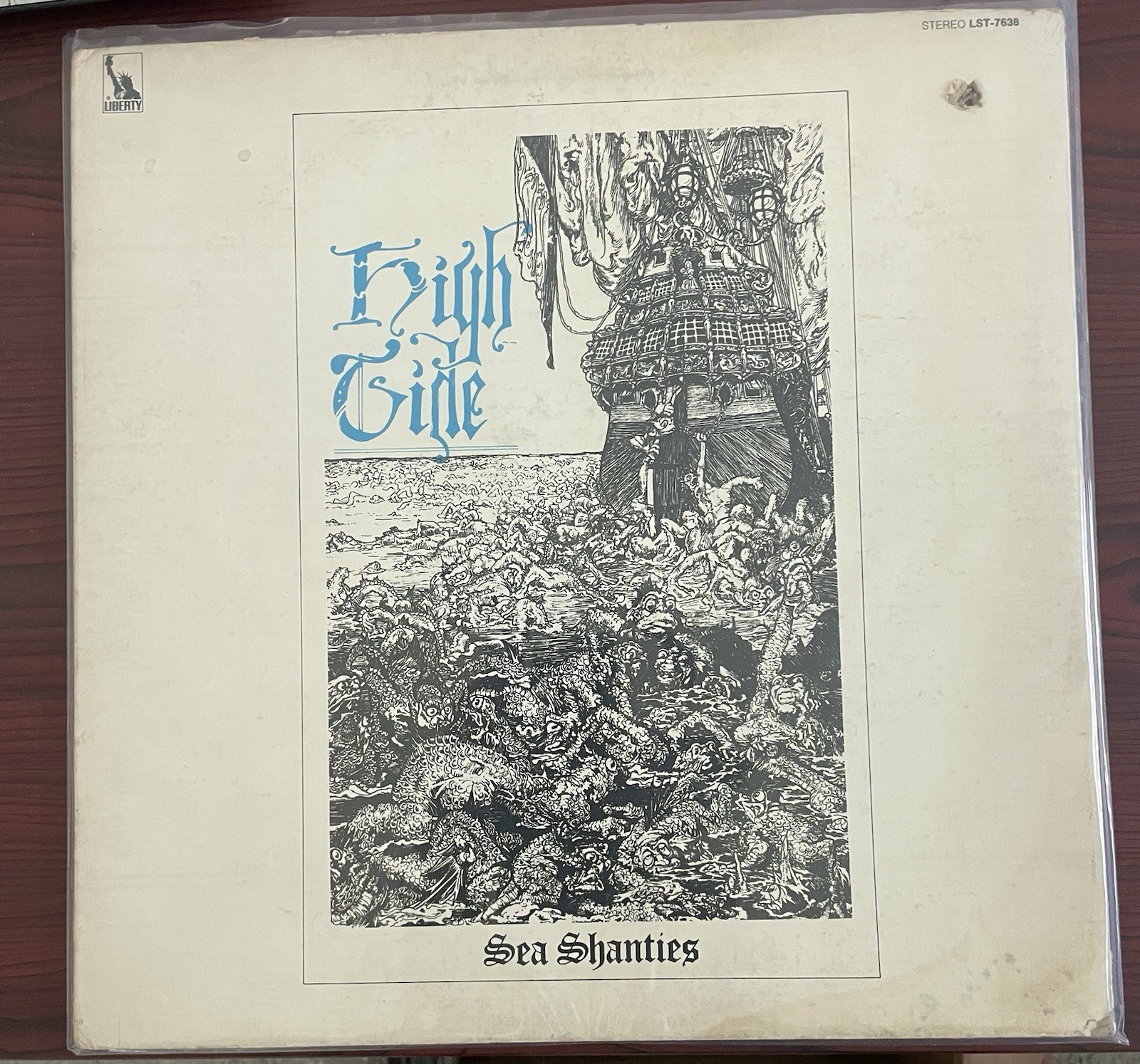 High Tide Sea Shanties Vinyl LP Record [Psychedelic Rock] 1969, LST-7638