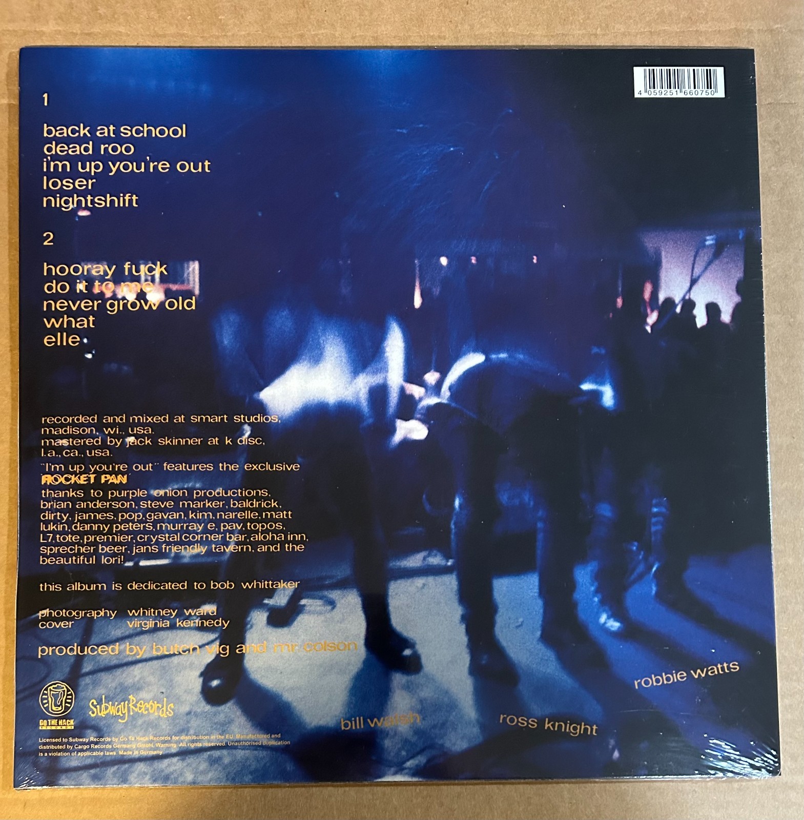 LP: COSMIC PSYCHOS – Blokes You Can Trust NEW SEALED BLUE VINYL REISSUE