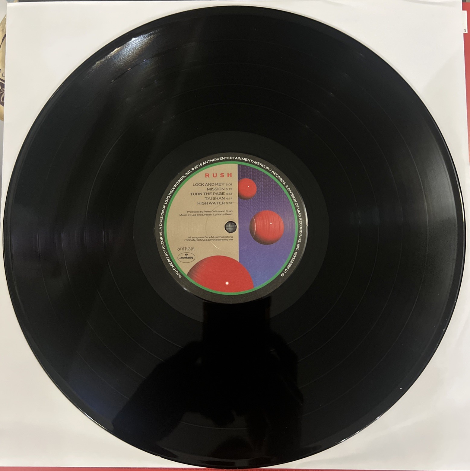 RUSH HOLD YOUR FIRE 2015 180G LP VINYL Mercury Perfect Cond. Opened Never Played