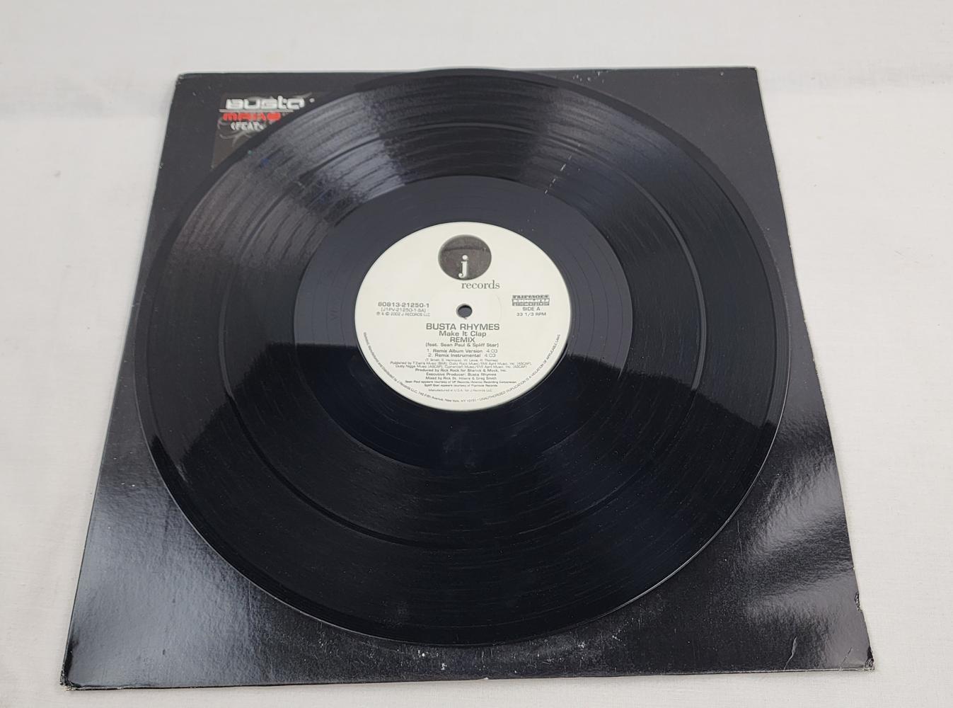 Busta Rhymes Make It Clap Vinyl Record – J Records