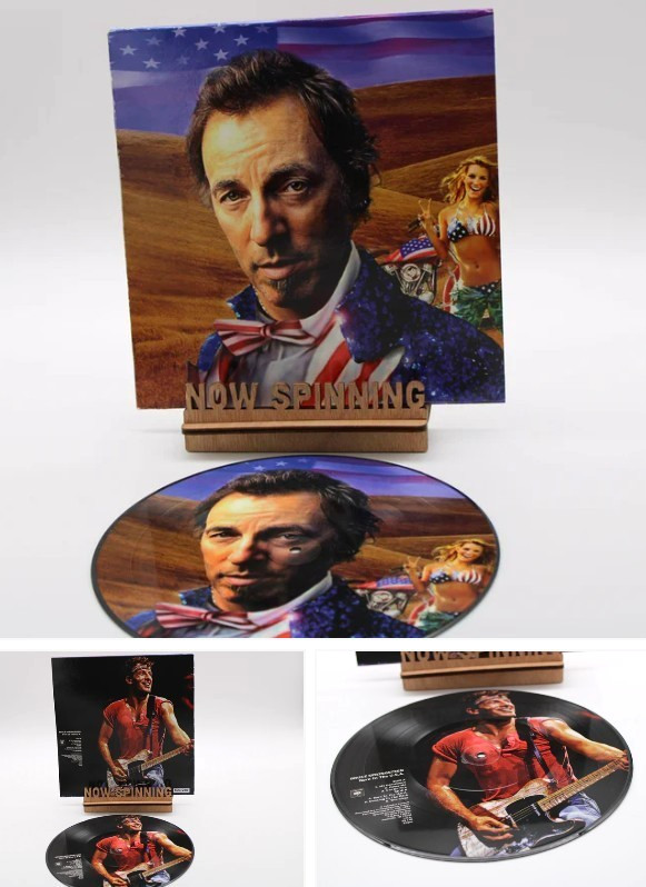 Bruce Springsteen RARE Born In The USA 10″ PICTURE VINYL RECORD SHIPS FREE US