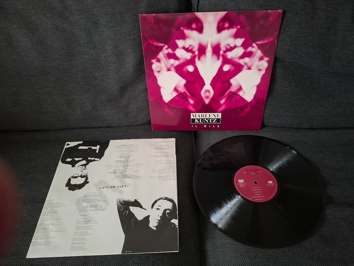 RARO LP MARLENE KUNTZ Il Vile vinile 1a prima stampa originale 1996 Indie Rock