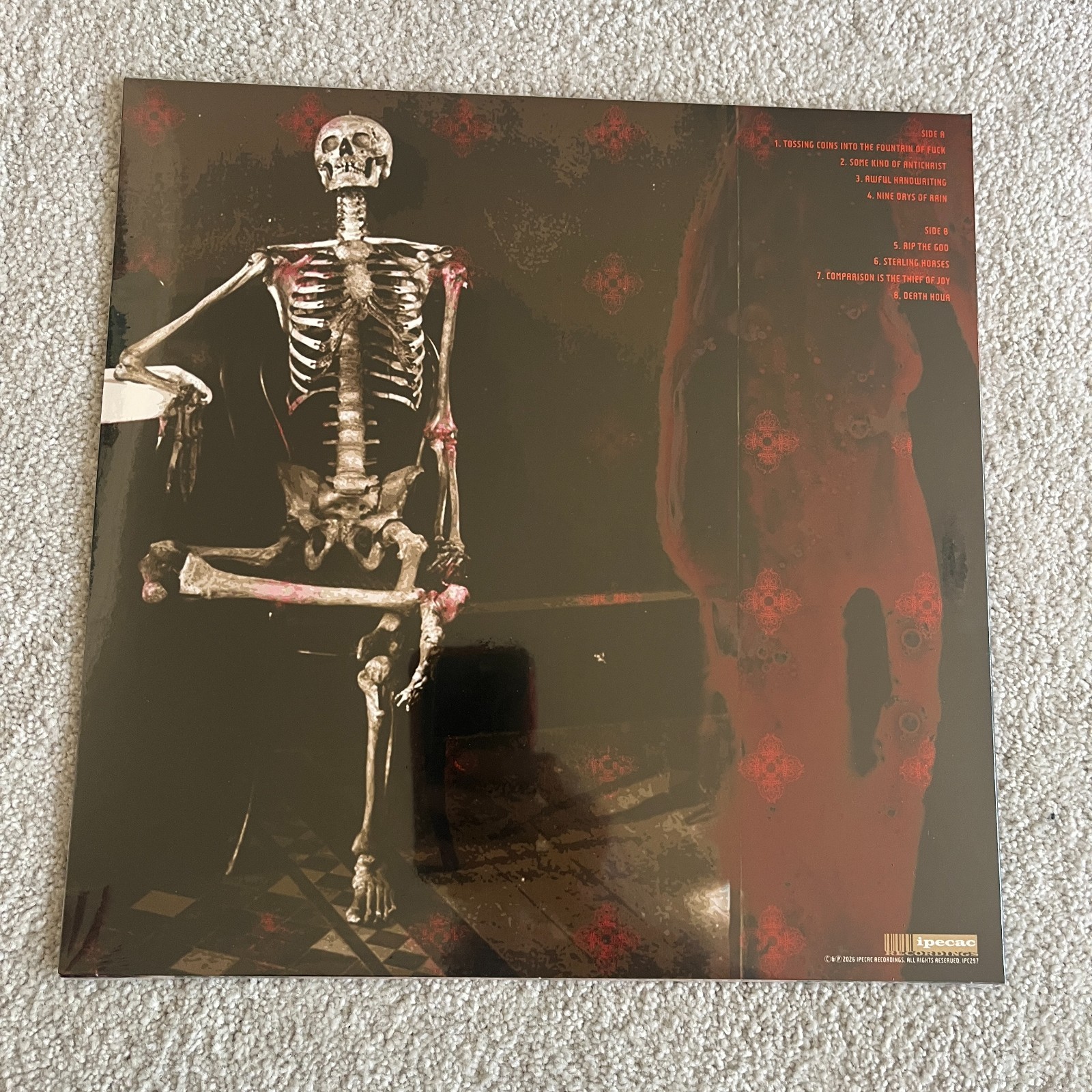 MELVINS Napalm Death Savage Imperial Death March NEON CORAL Color Vinyl LP OOP!