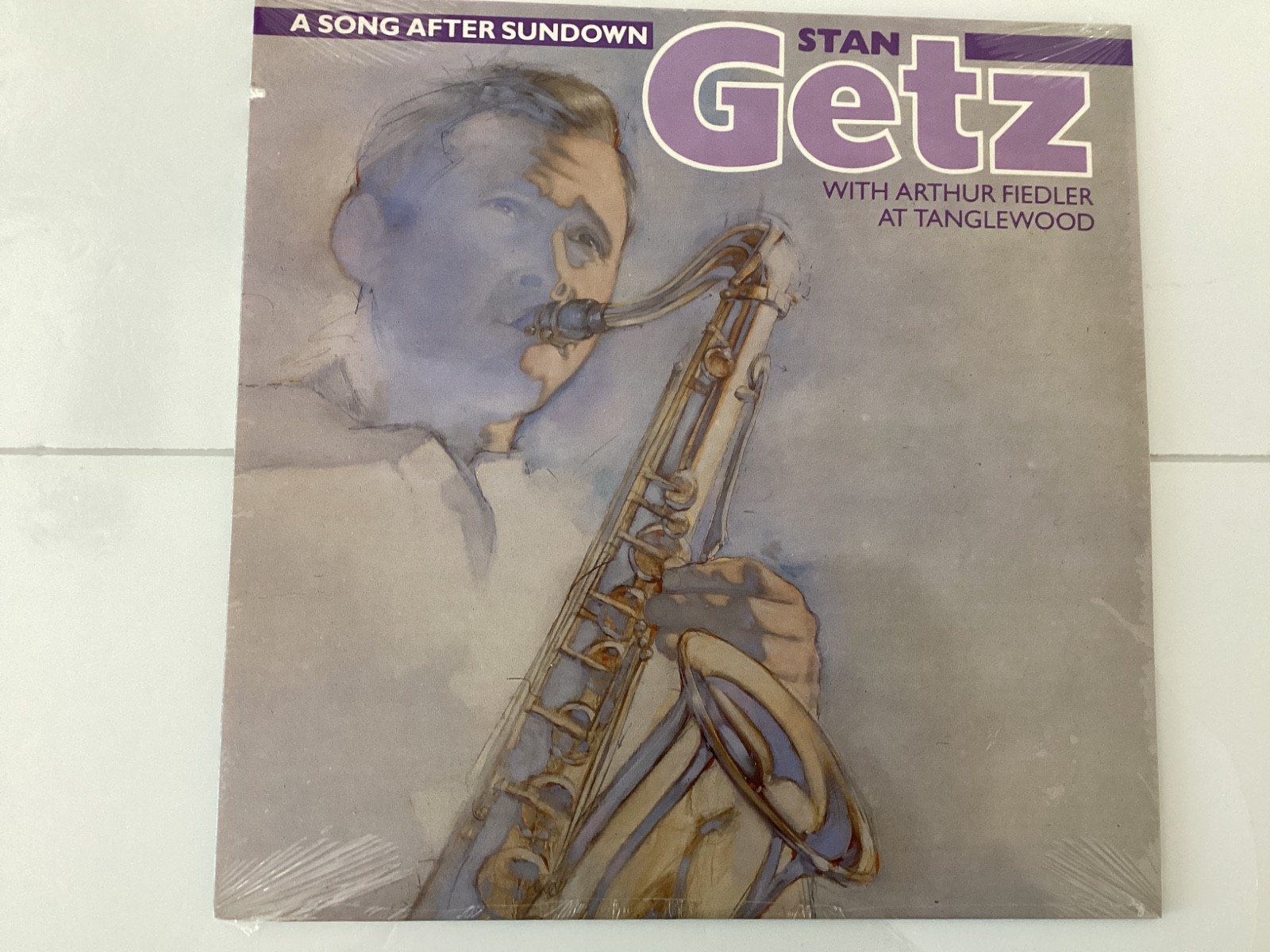 STAN GETZ & ARTHUR FIEDLER AT TANGLEWOOD factory SEALED LP RCA 1988 REMASTERED