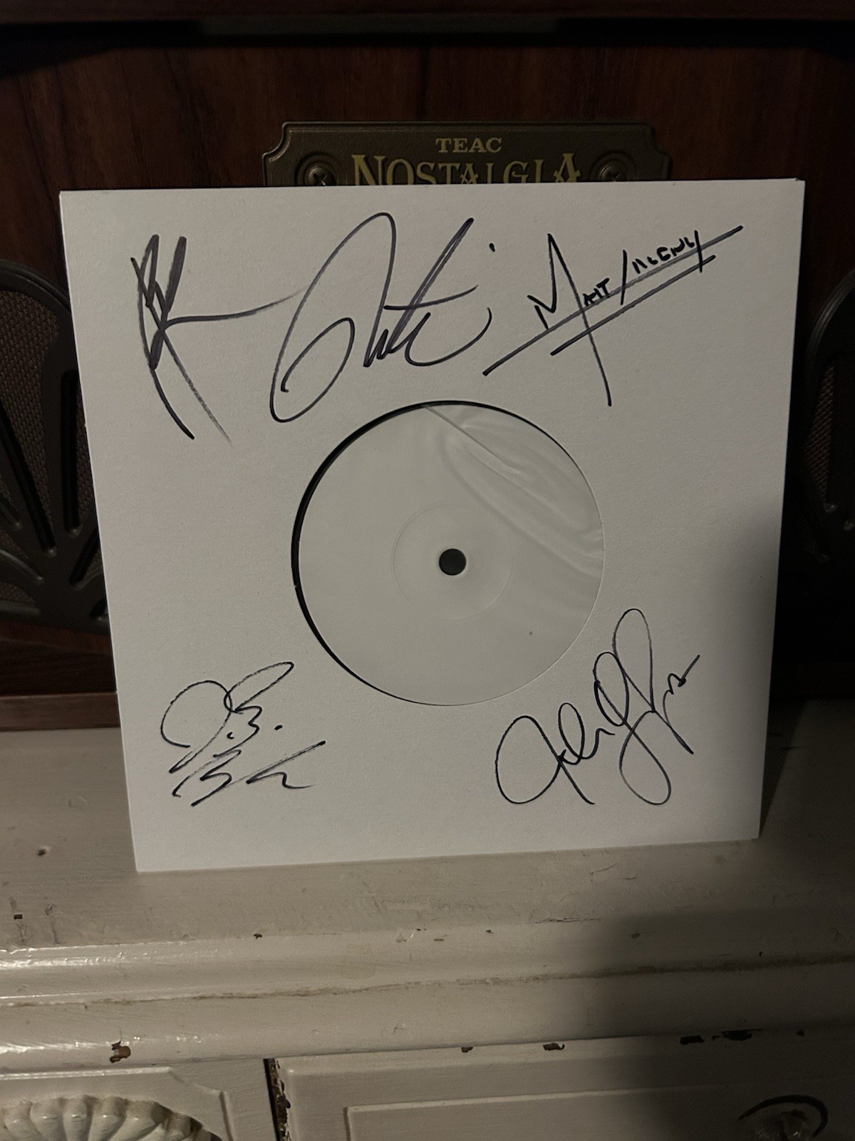 August Burns Red Exhumed 7″ Signed Vinyl Test Press /23