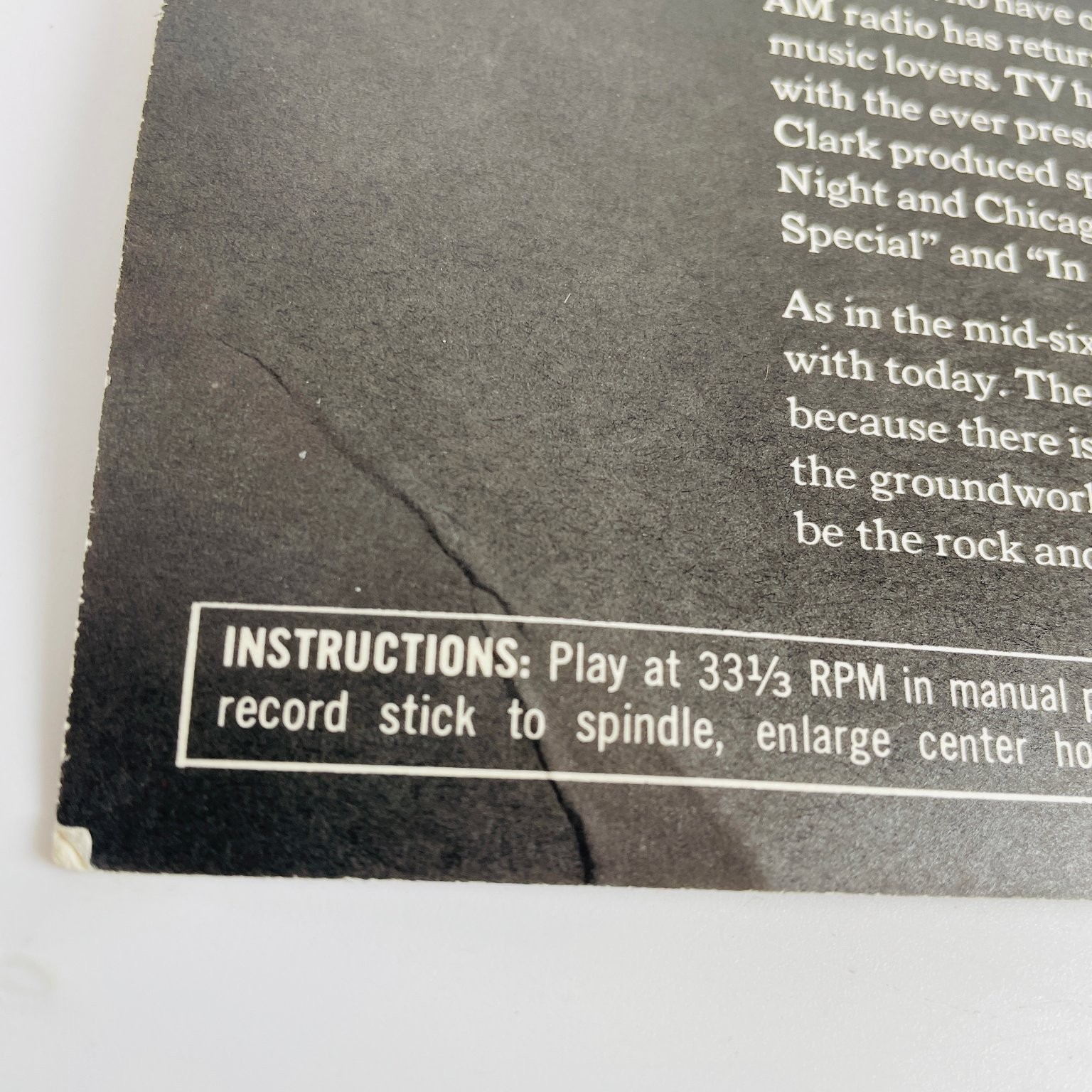 Dick Clark – Inside Stories Flexi-Disc Record 1970s Promo Spoken Word 33⅓ RPM