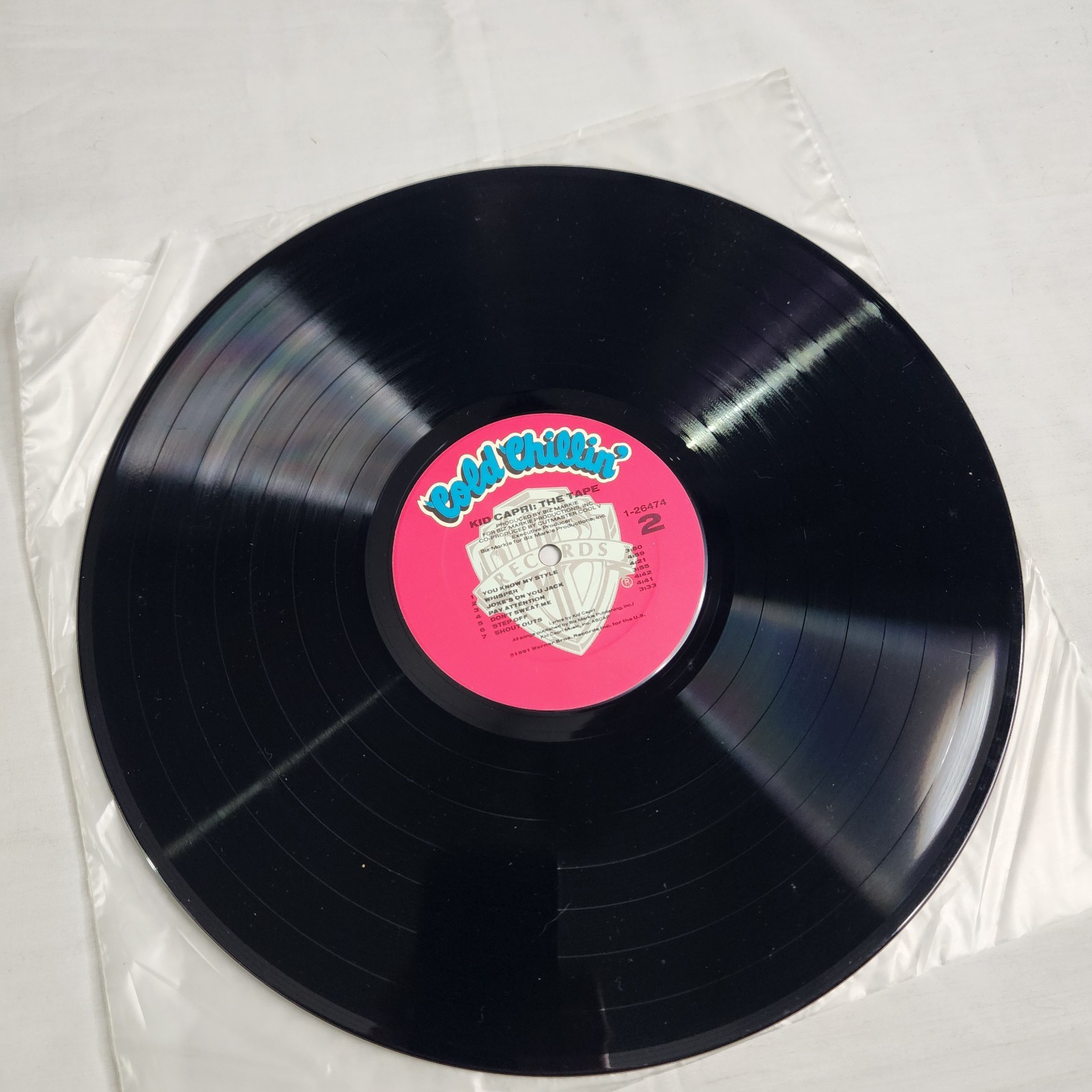 Kid Capri – The Tape – LP Vinyl 1991 Hip Hop Cold Chillin Records Biz Markie 90s