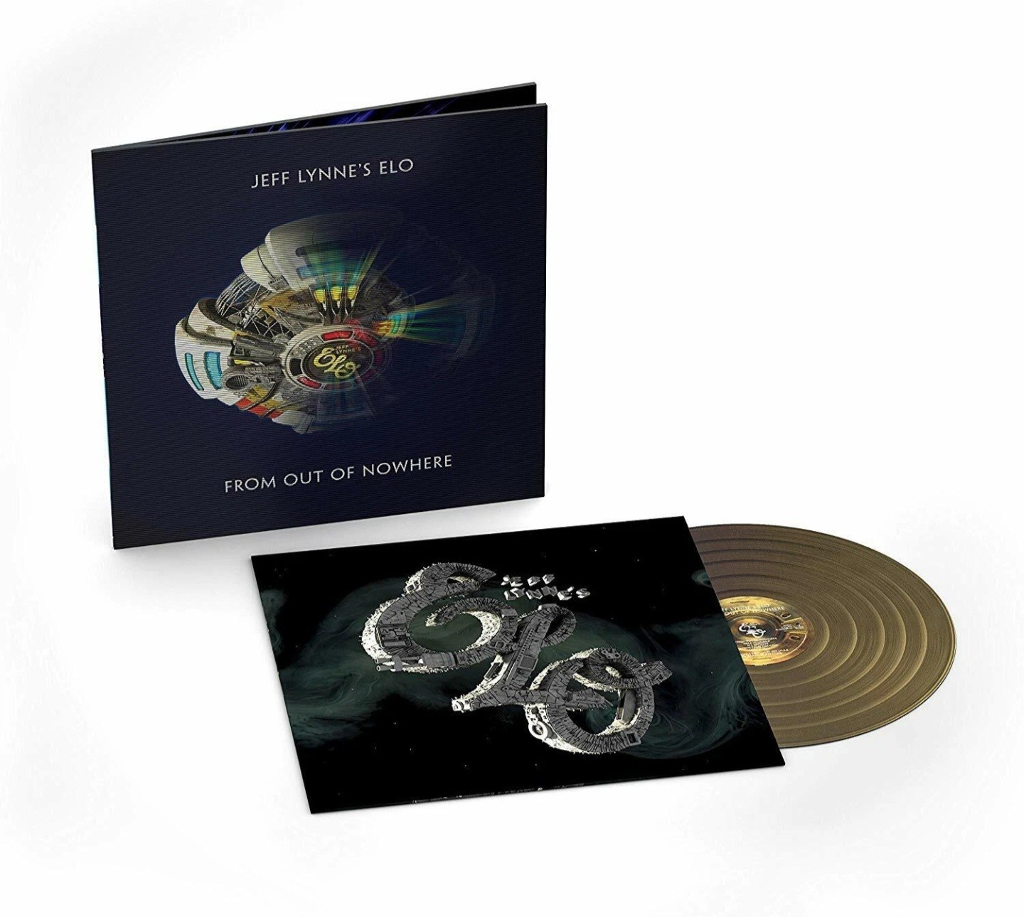 Jeff Lynne’S ELO From Out Of Nowhere Vinyl Metallic Gold Holographic Cover