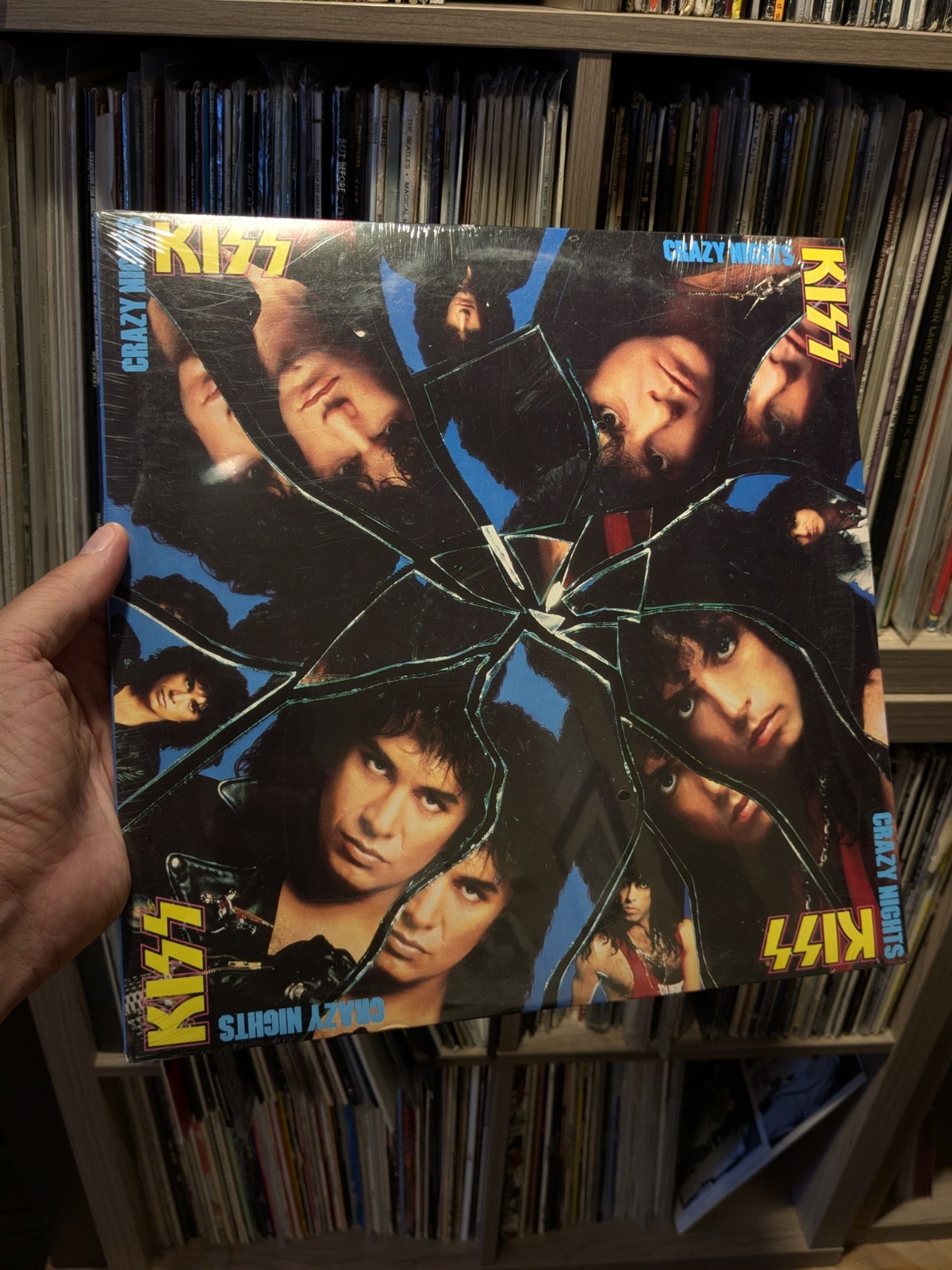 KISS Crazy Nights LP 1987 BMG Club Press Factory Sealed!