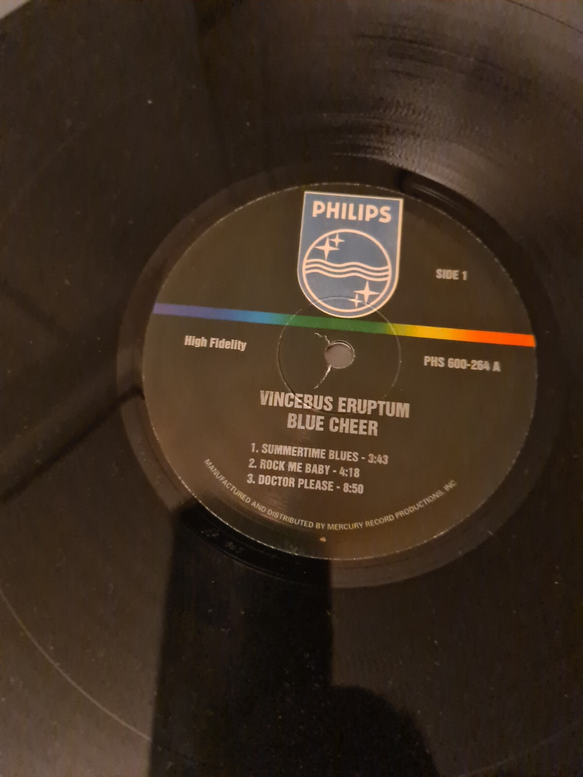 Blue Cheer “Vincebus Eruptum” LP Philips Reissue 2000s