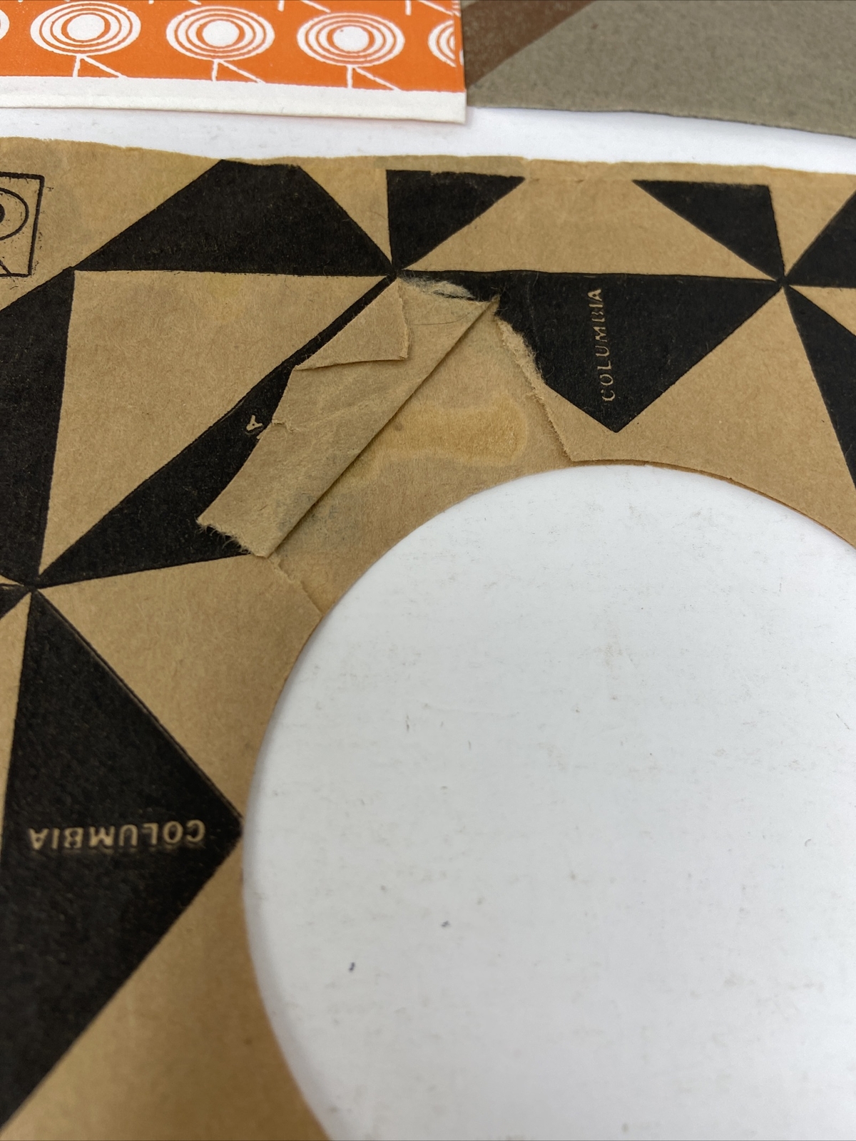 10 Columbia Records 7″ 45 RPM Company Paper Sleeve Only NO RECORD Mixed Styles