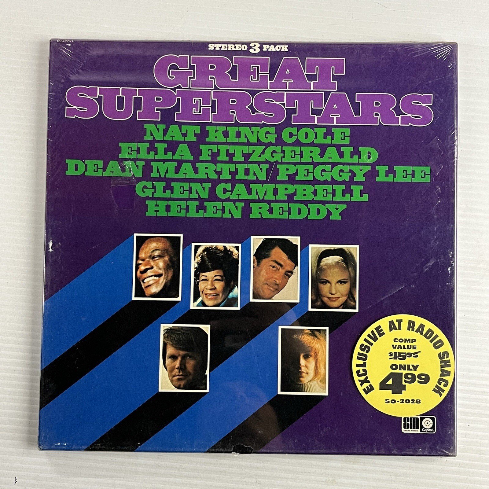 Various – Great Superstars Stereo 3 Pack LP Boxset (SLC-6874) NEW Peggy Lee+