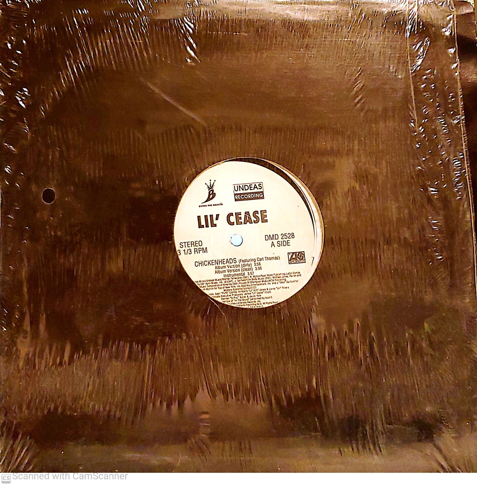 RARE Chickenheads by Lil Cease, 12″ Single, Vinyl Record, VG+