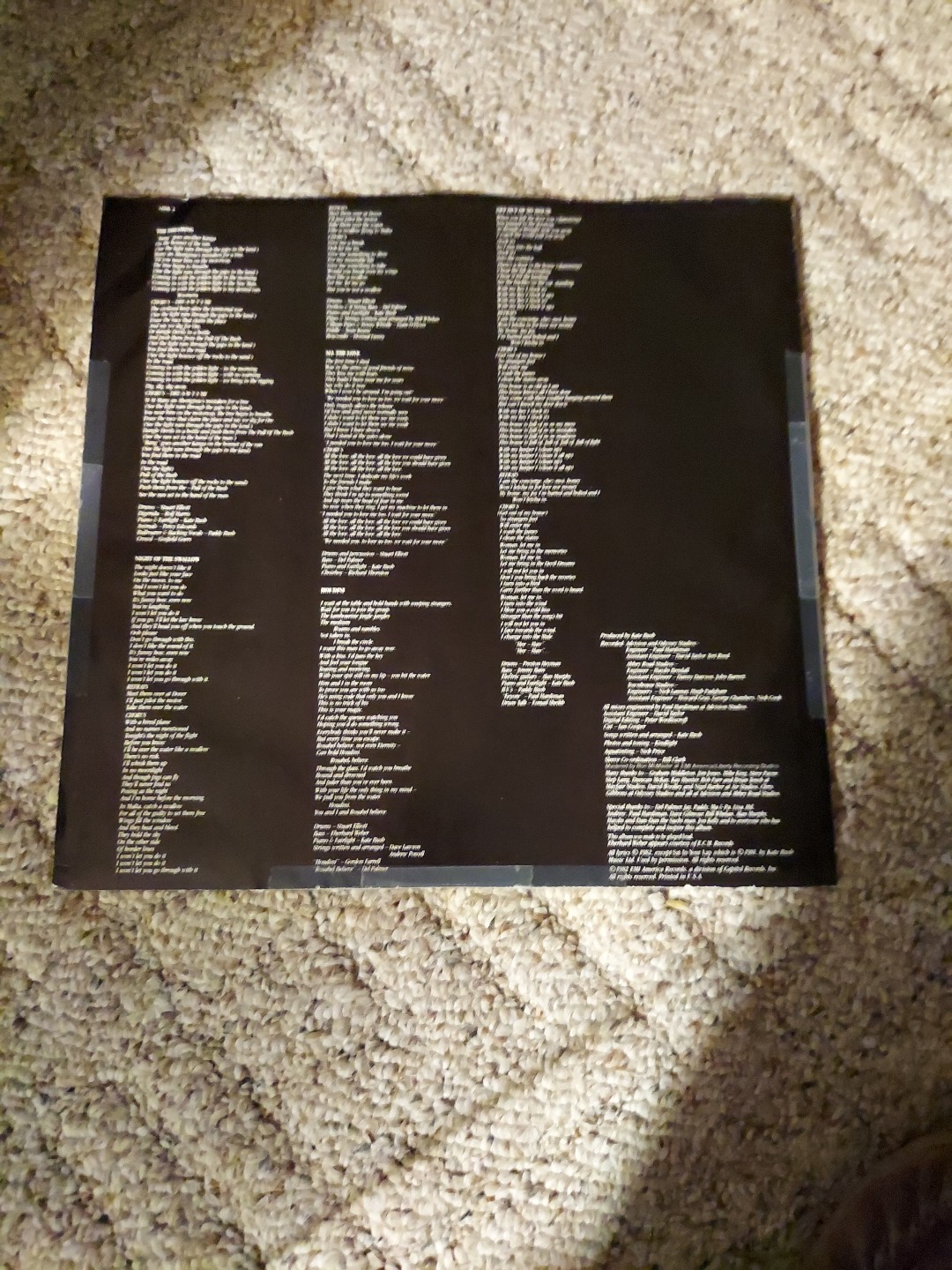 Kate Bush ‎- The Dreaming Vinyl LP EMI America ST-17084 winchester pressing