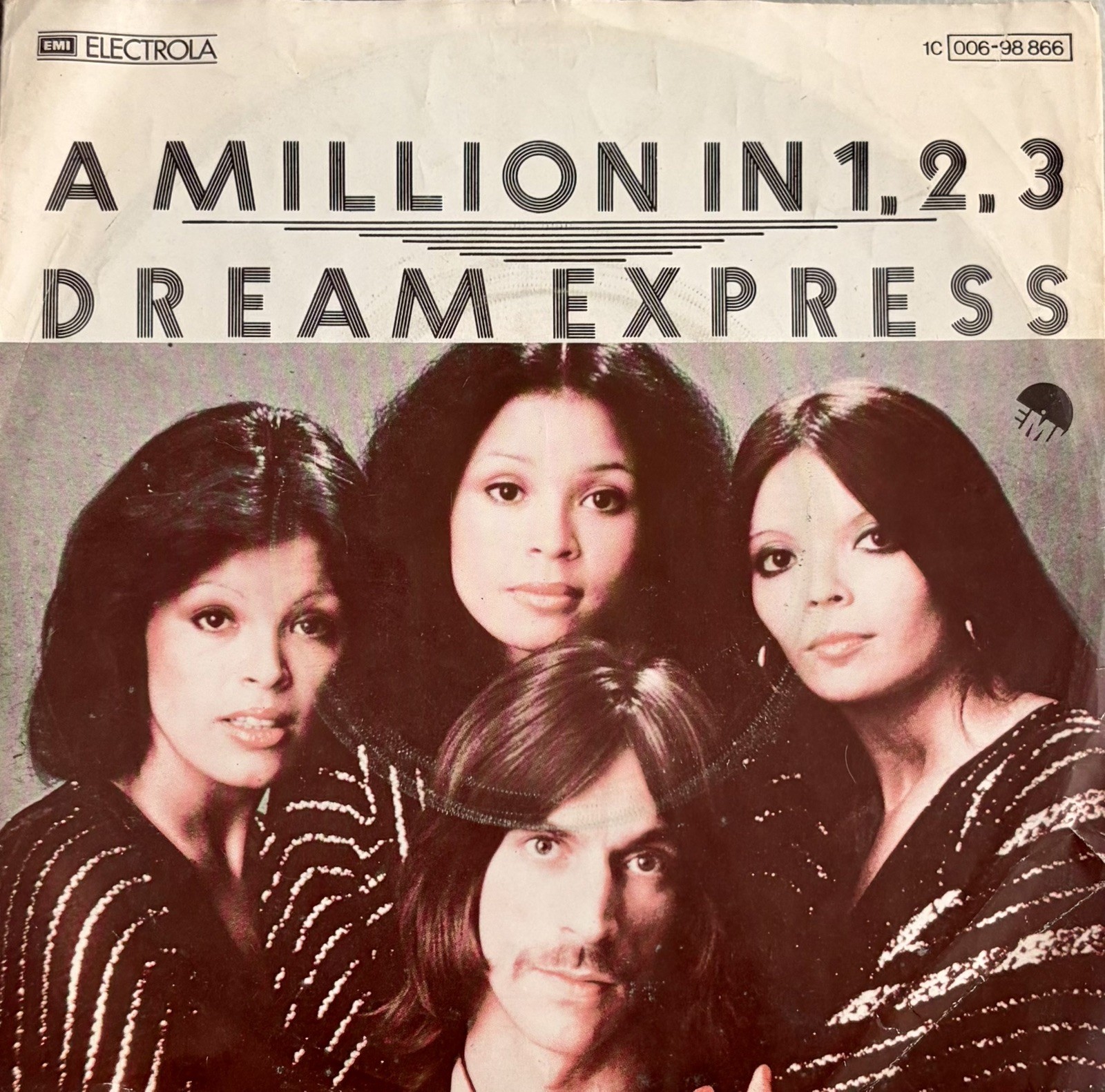 Eurovision BELGIUM 1977 DREAM EXPRESS A Million In 1,2,3 – GERMAN RELEASE 7”
