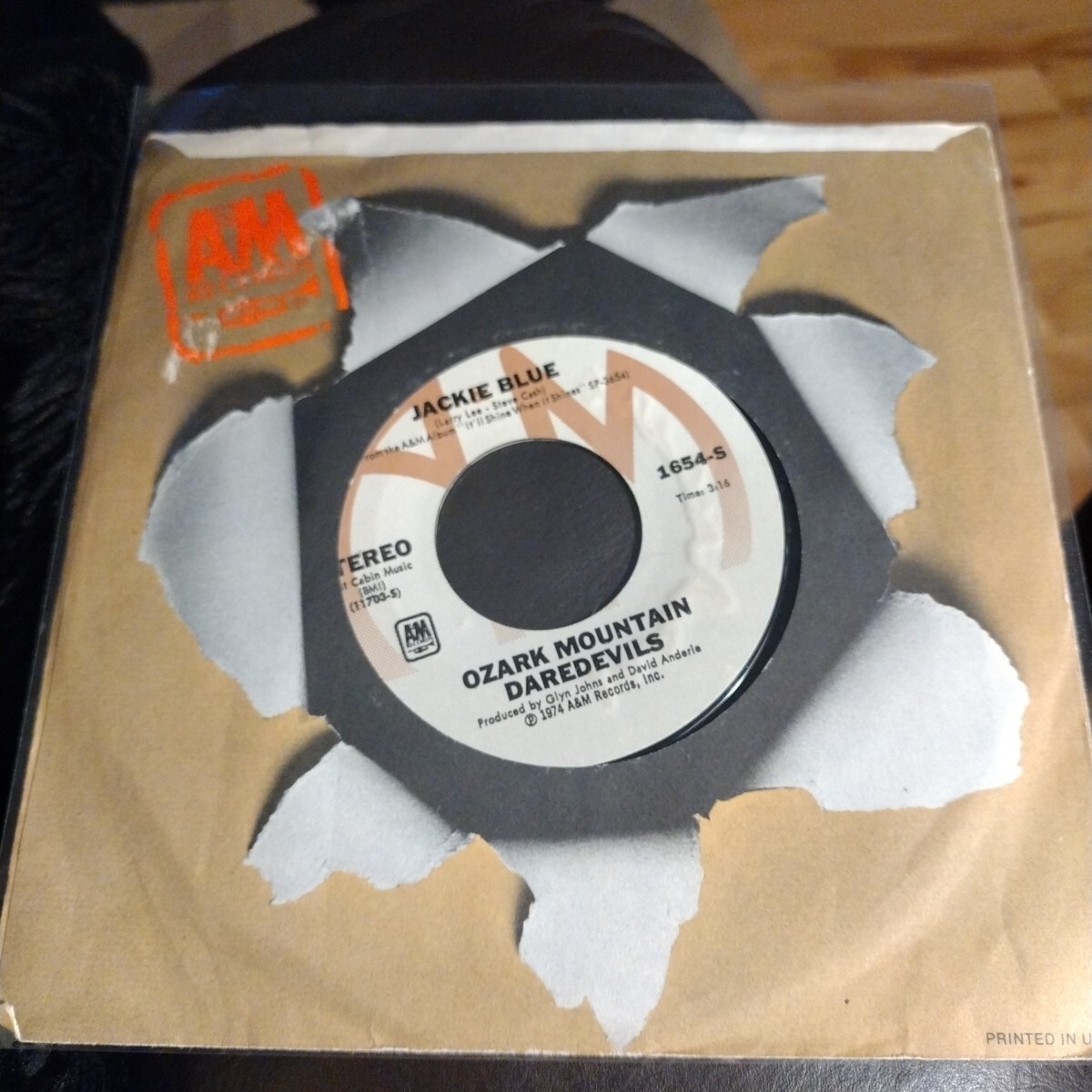 OZARK MOUNTAIN DAREDEVILS BETTER DAYS/JACKIE BLUE A&M RECORDS VINYL 45 VG