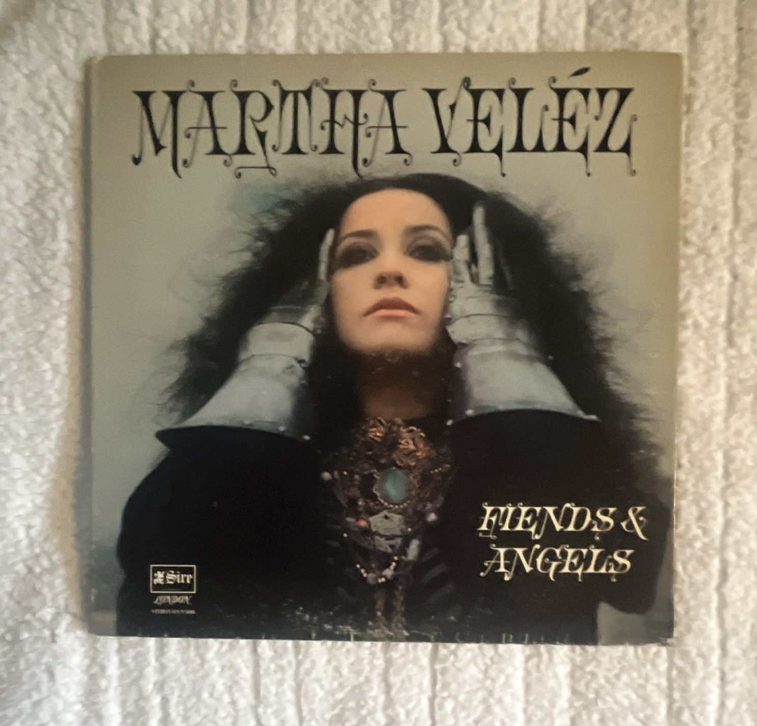 Martha Velez Friends & Angels Sire Records 12″ Black Vinyl LP Stereo Rock