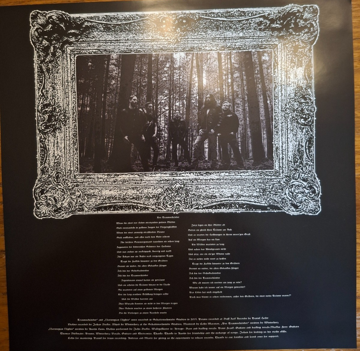 Waldgeflüster / Panopticon Split LP Limited Edition Milky Clear w/Brown Splatter