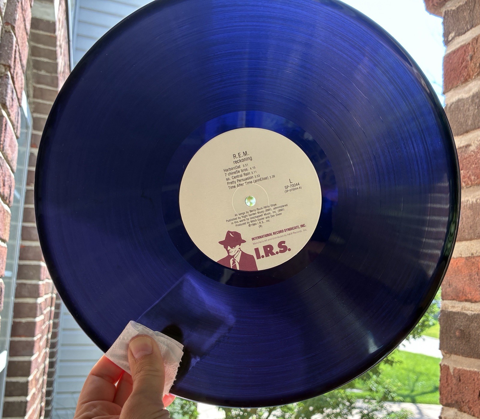 R.E.M. Reckoning Rare Purple Translucent Quiex Vinyl 1984 US Press Record VG+