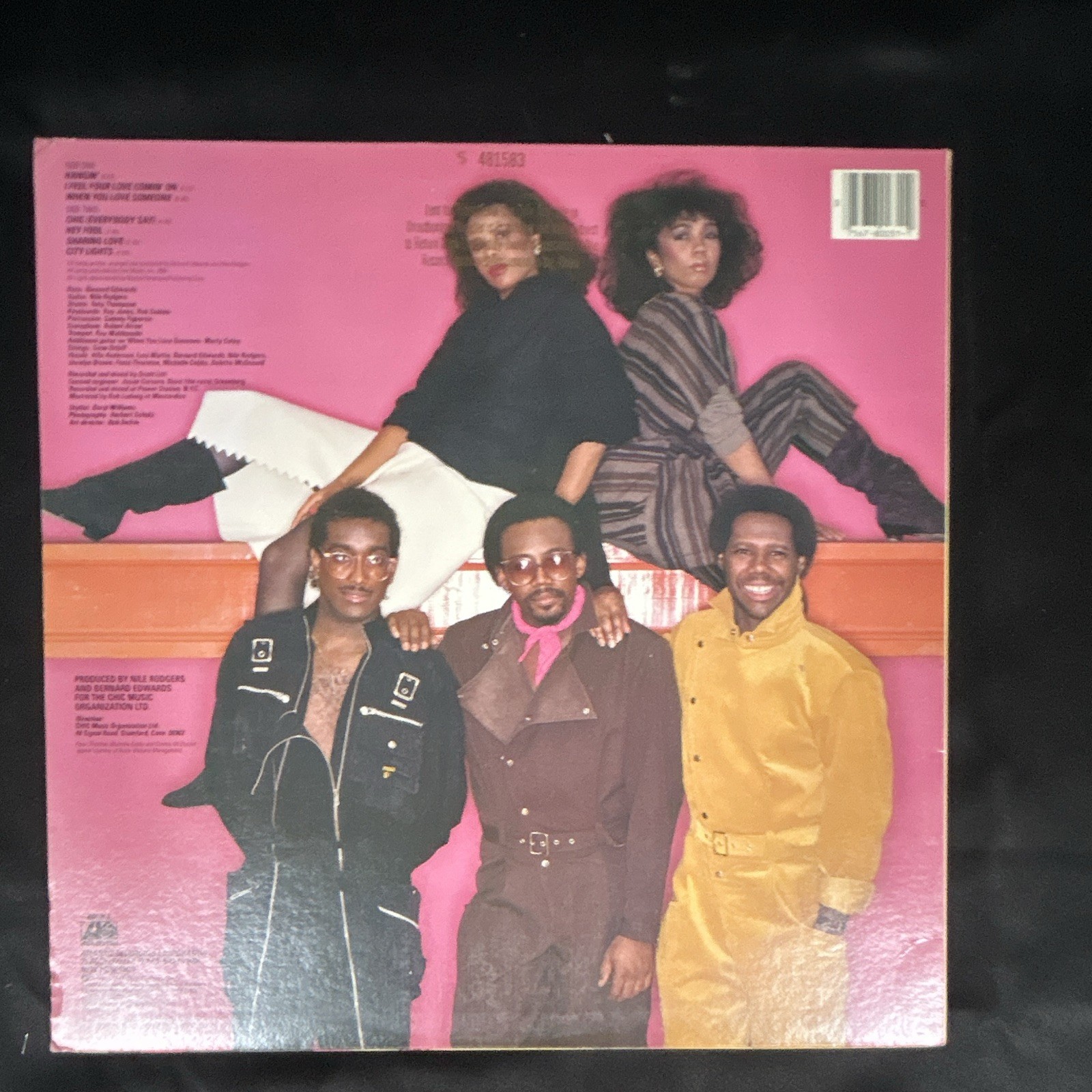 Chic Tongue in Chic Atlantic 12″ Black Vinyl LP Record Cardboard Sleeve