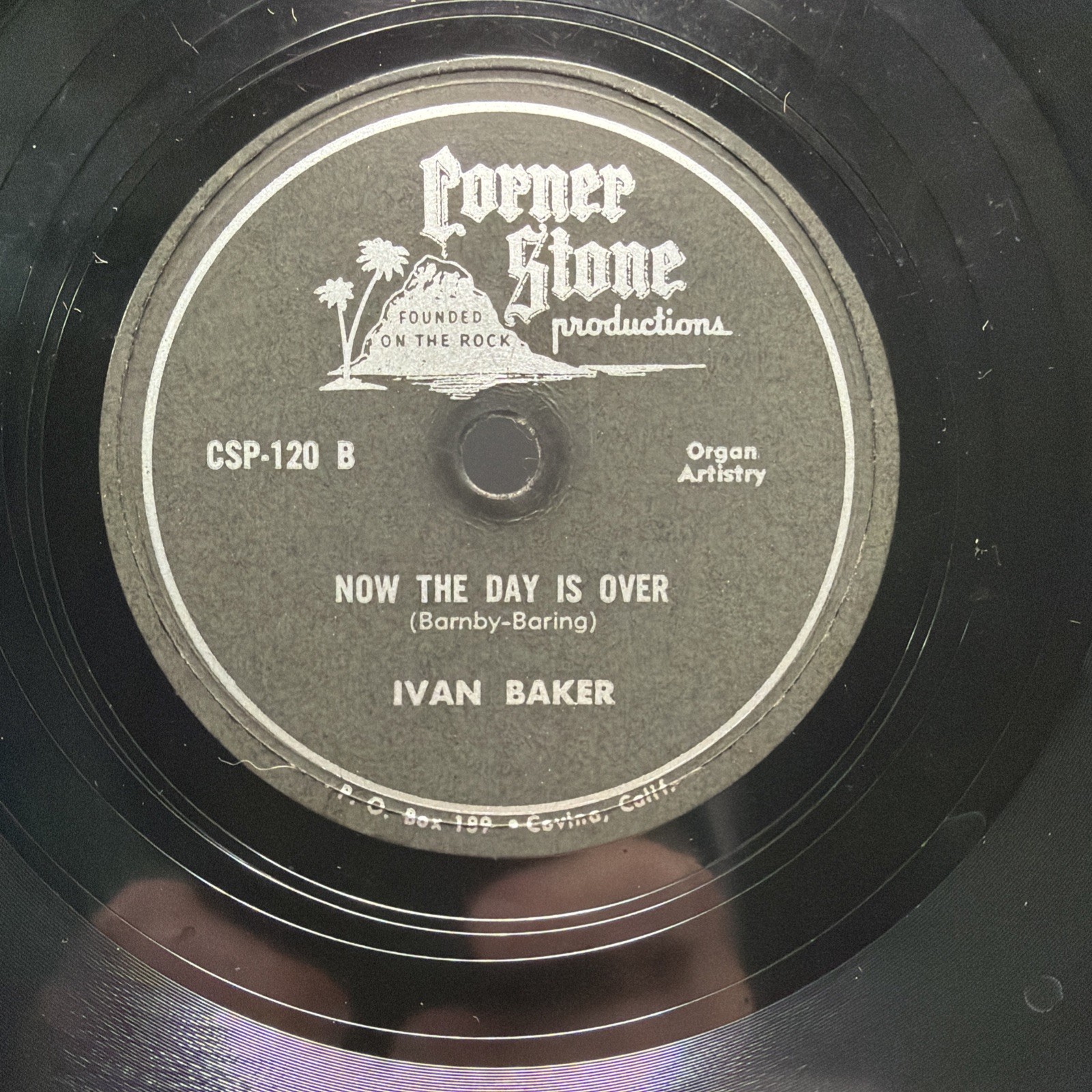 RARE – Ivan Baker – Sweet Hour Of Prayer / Now The Day Is Over – VG+