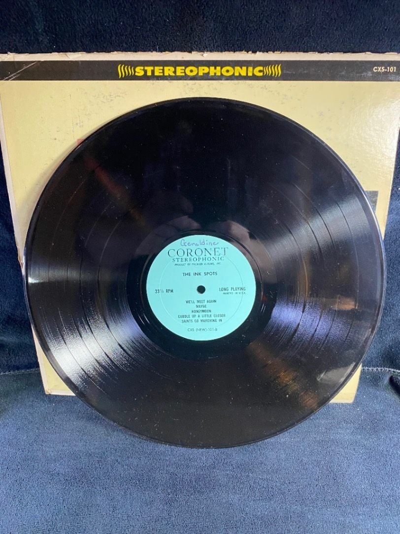 The Ink Spots Original Ink Spots Vol 1 Coronet Records CXS-101 Stereo Vinyl