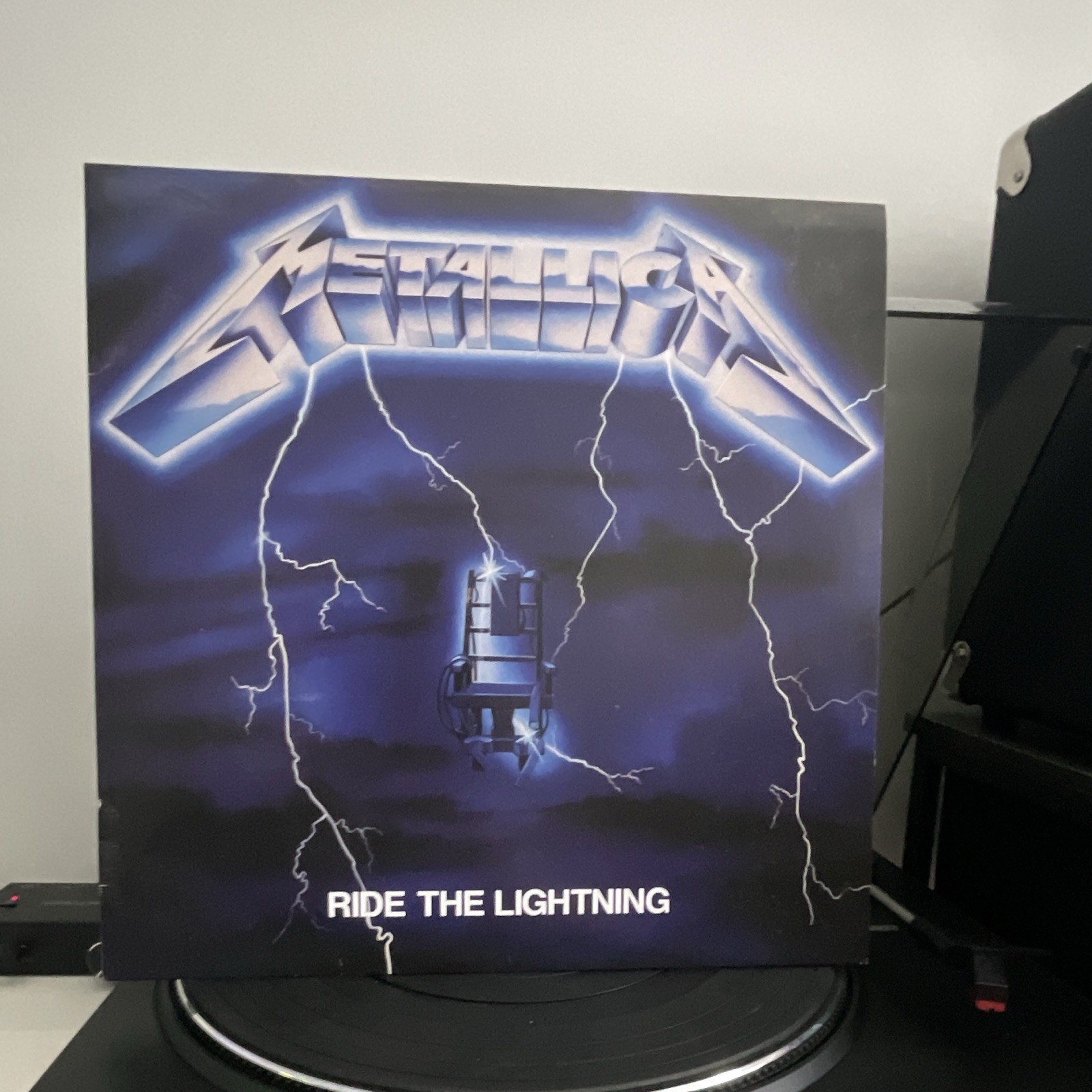 Metallica Ride the Lightning Blue Colored Vinyl LP 12″ Blackened Recordings