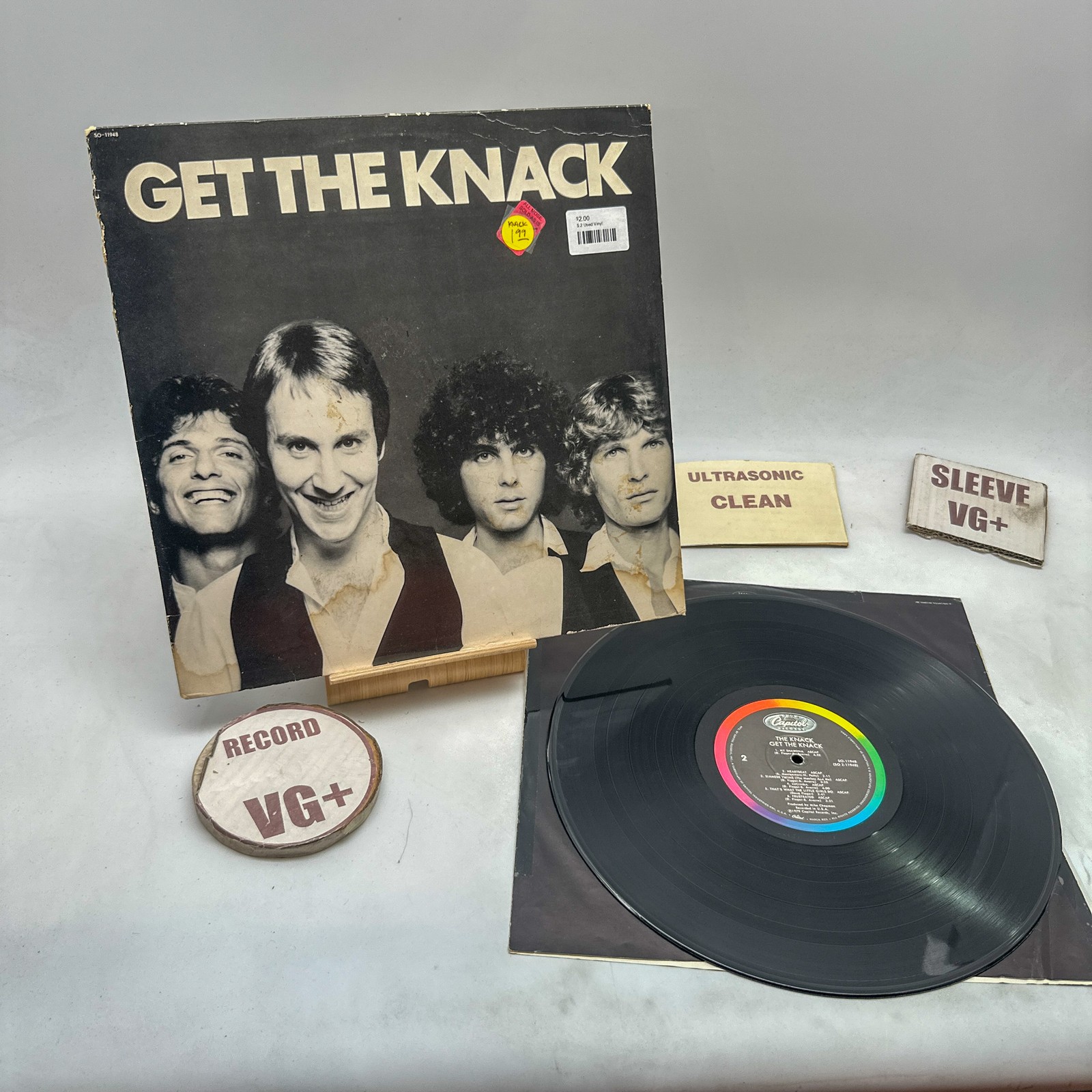 The Knack – Get The Knack VG+/VG+ 1979 Jacksonville Ultrasonic Clean Press