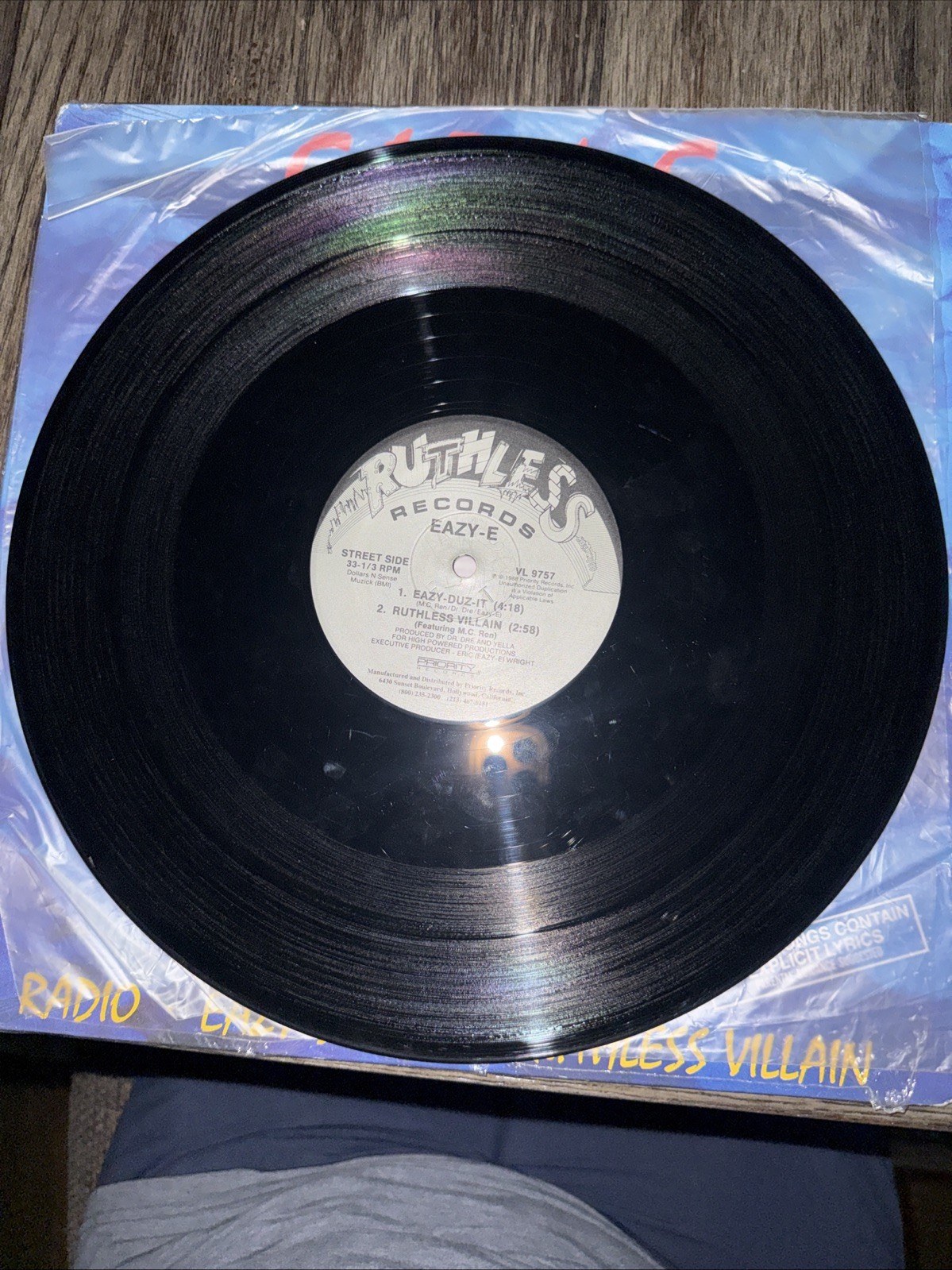 Eazy-E Eazy-Duz-It Single LP Vinyl Record