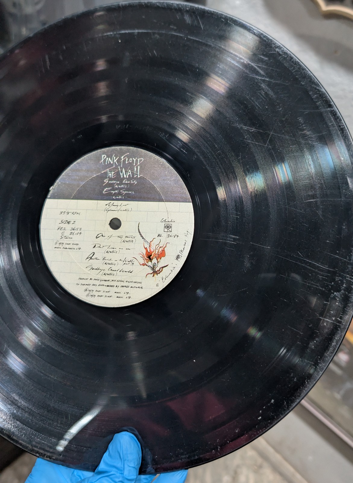 1979, Pink Floyd, The Wall, Vinyl, LP, US. One Record Only No Cardboard Case