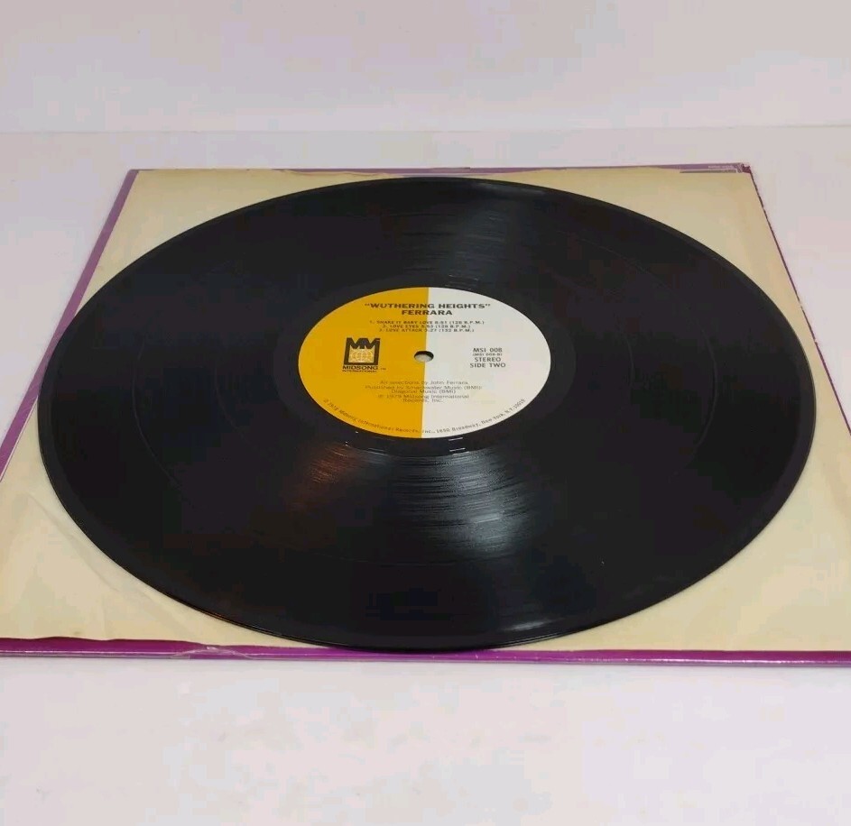 John Ferrara – Wuthering Heights 1979 Midsong 12″ Vinyl Record LP