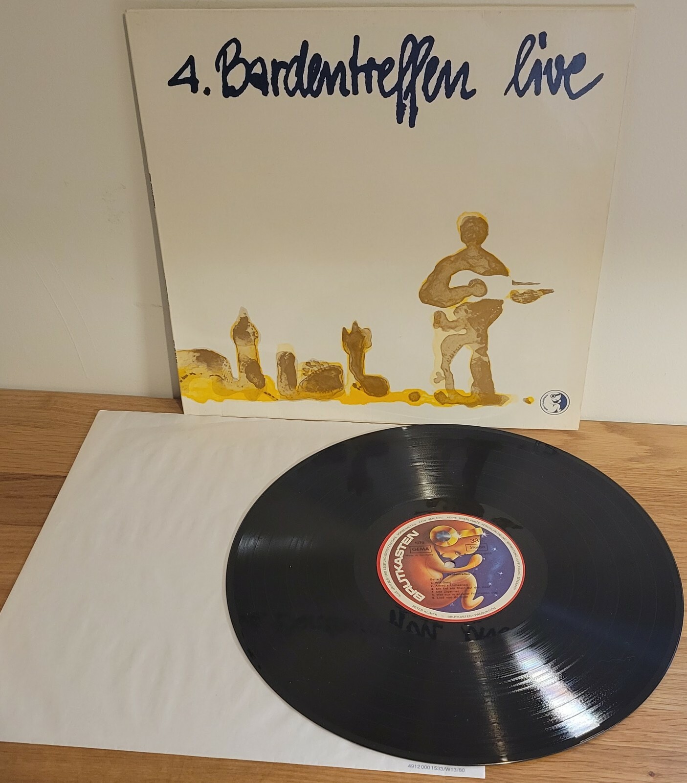 Bardentreffen Live 1978 Brutkasten Records German Pressing Prog Psych Vinyl NM-