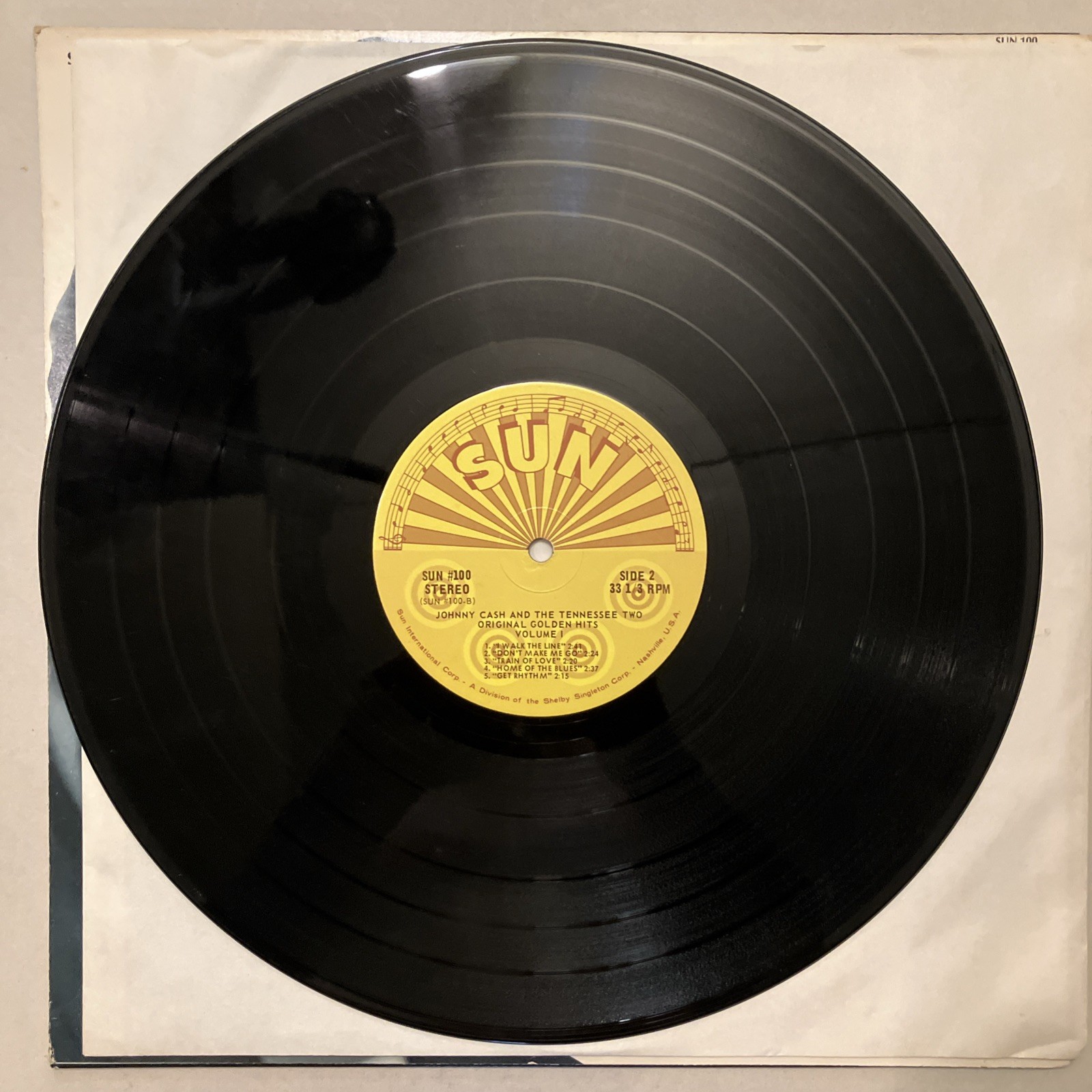 JOHNNY CASH AND THE TENNESSEE TWO -(LP)- ORIGINAL GOLDEN HITS VOLUME 1-SUN- 1969
