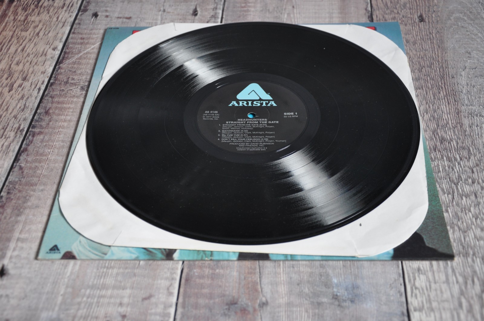 Headhunters – Straight From The Gate LP- Rare Vinyl -Arista Records