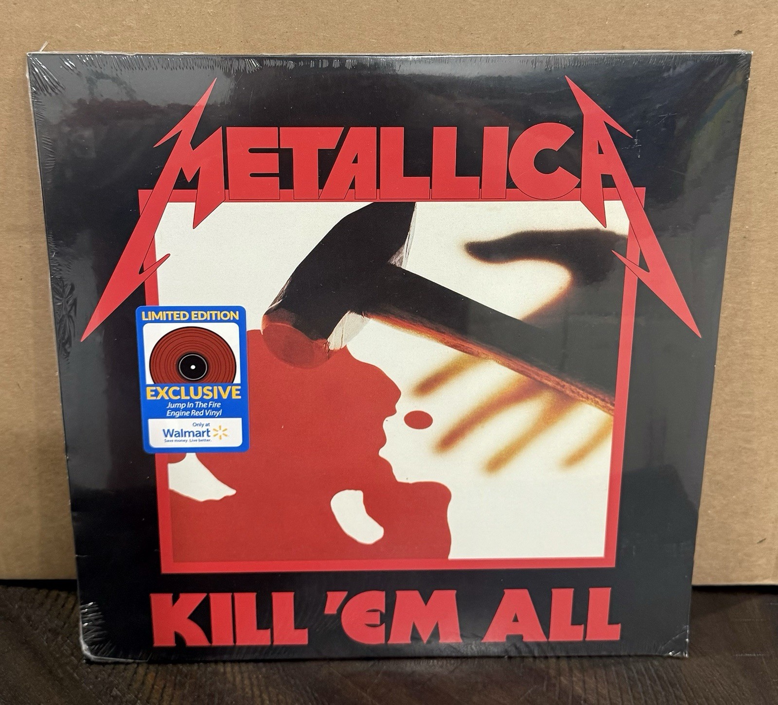 Kill EM All by Metallica (Walmart Exclusive Red Vinyl) New