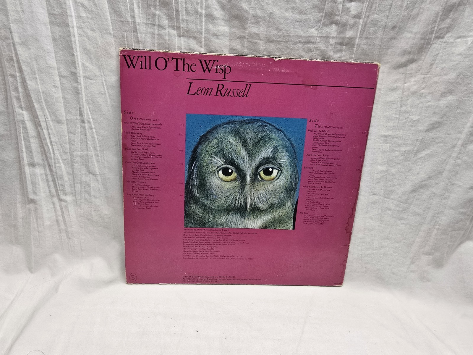 Leon Russell Will O’ The Wisp Record Vinyl LP