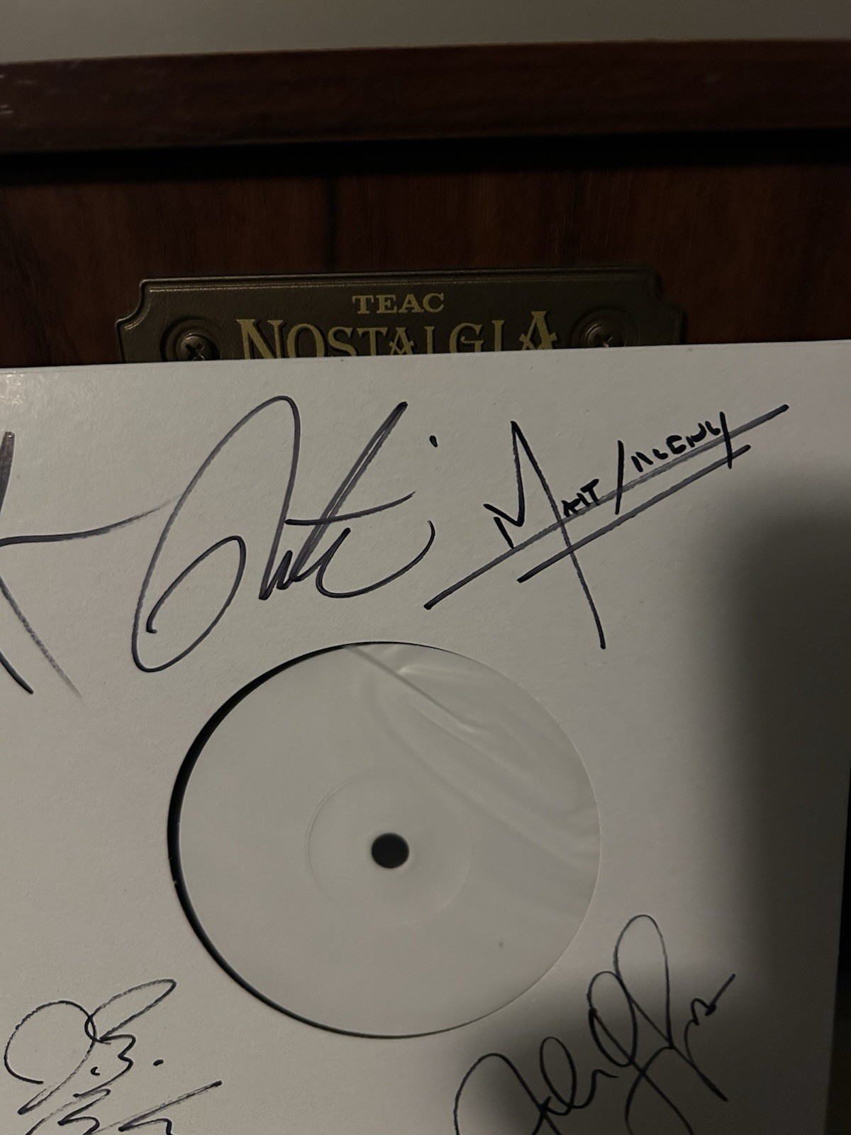 August Burns Red Exhumed 7″ Signed Vinyl Test Press /23