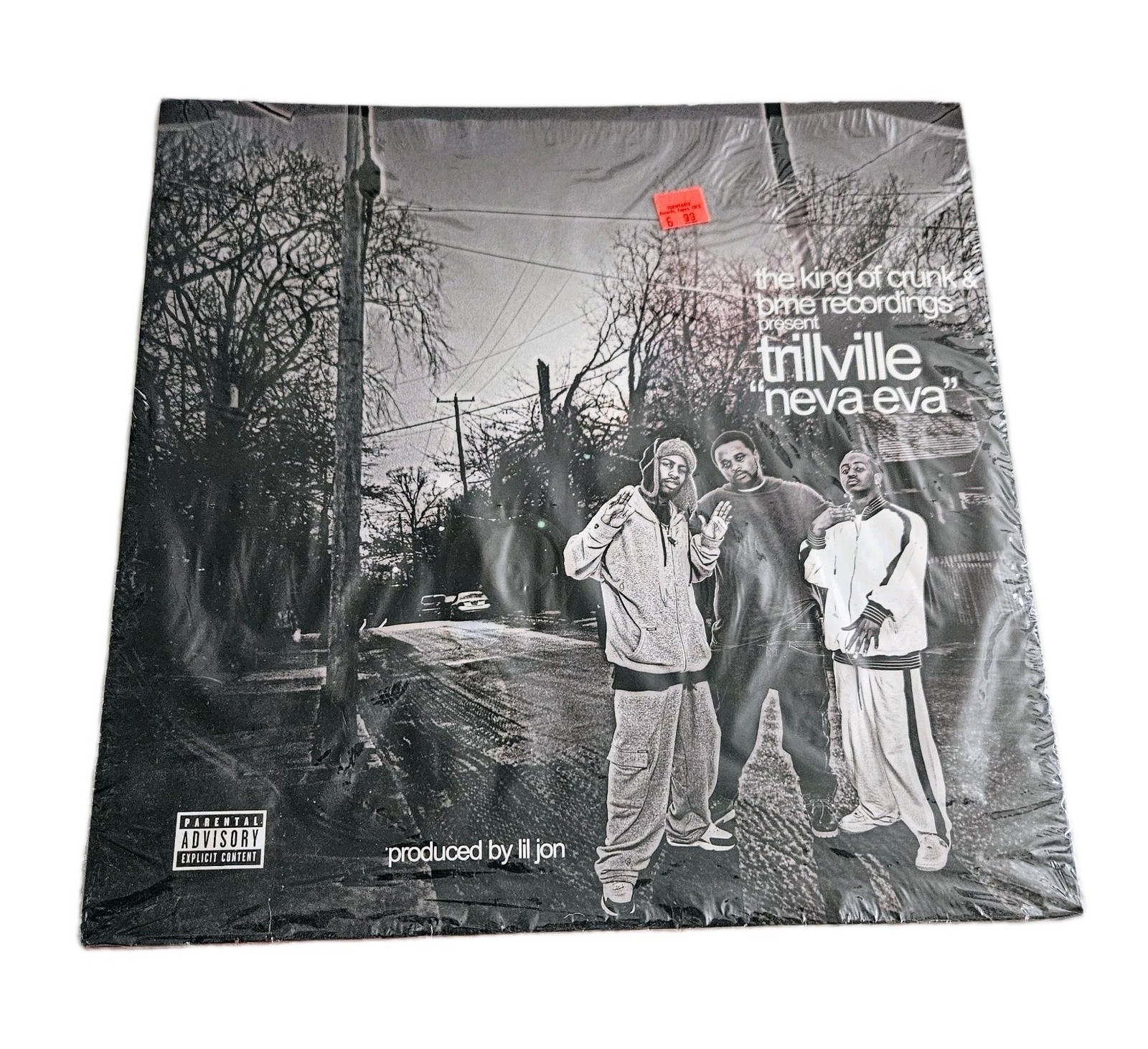 Trillville Neva Eva 12” Vinyl 2003 BME Records Produced By Lil Jon Out of Print