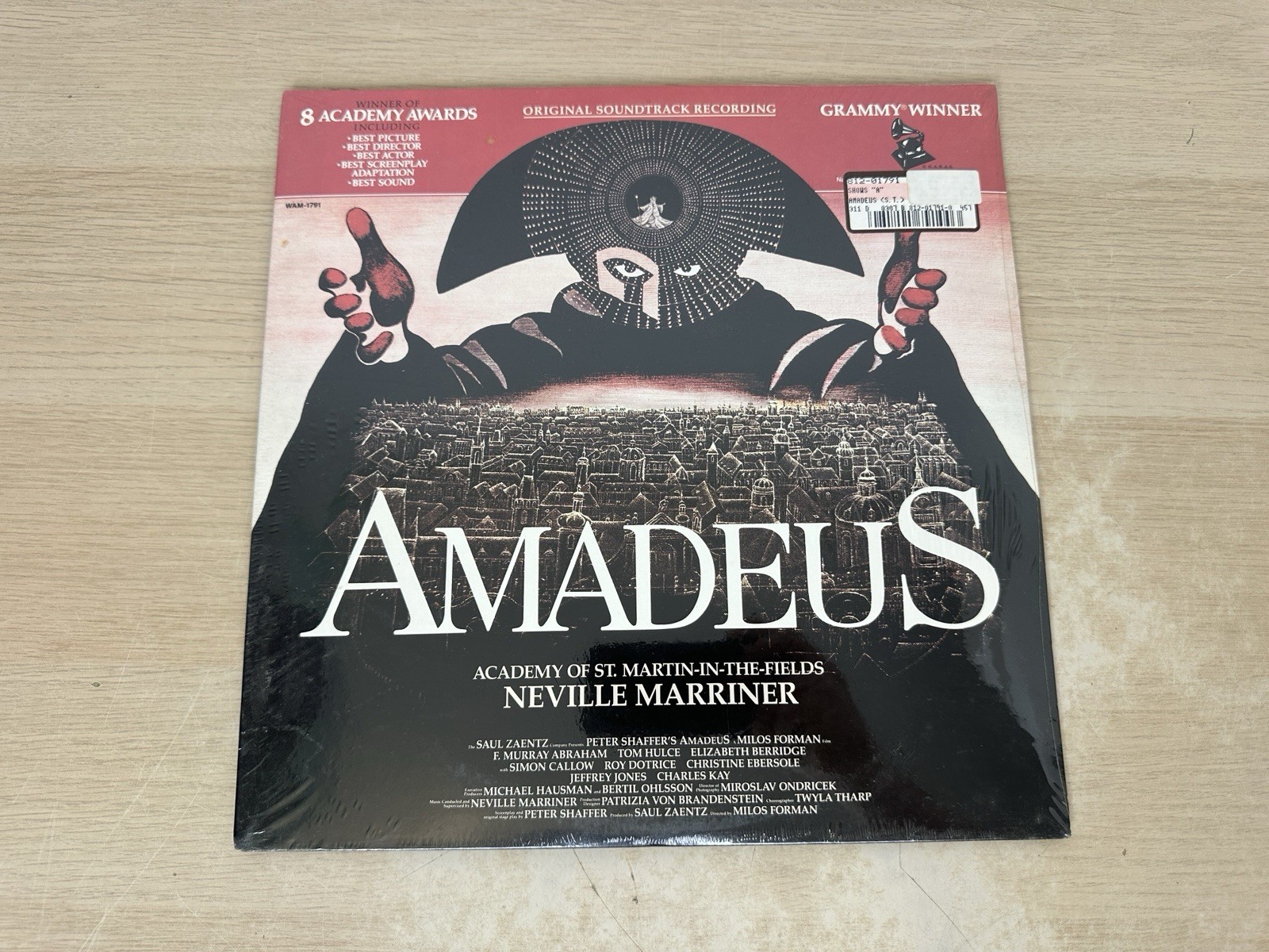 AMADEUS Soundtrack – SEALED Original 1984 USA 2-LP Set Neville Marriner WAM-1791