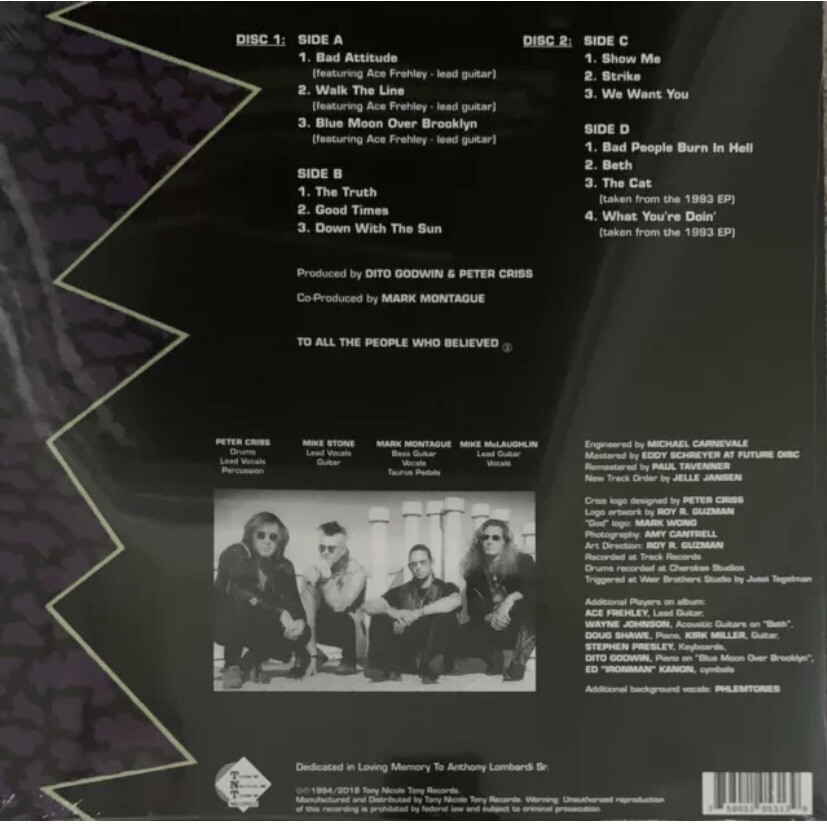 Peter Criss Sealed Vinyl