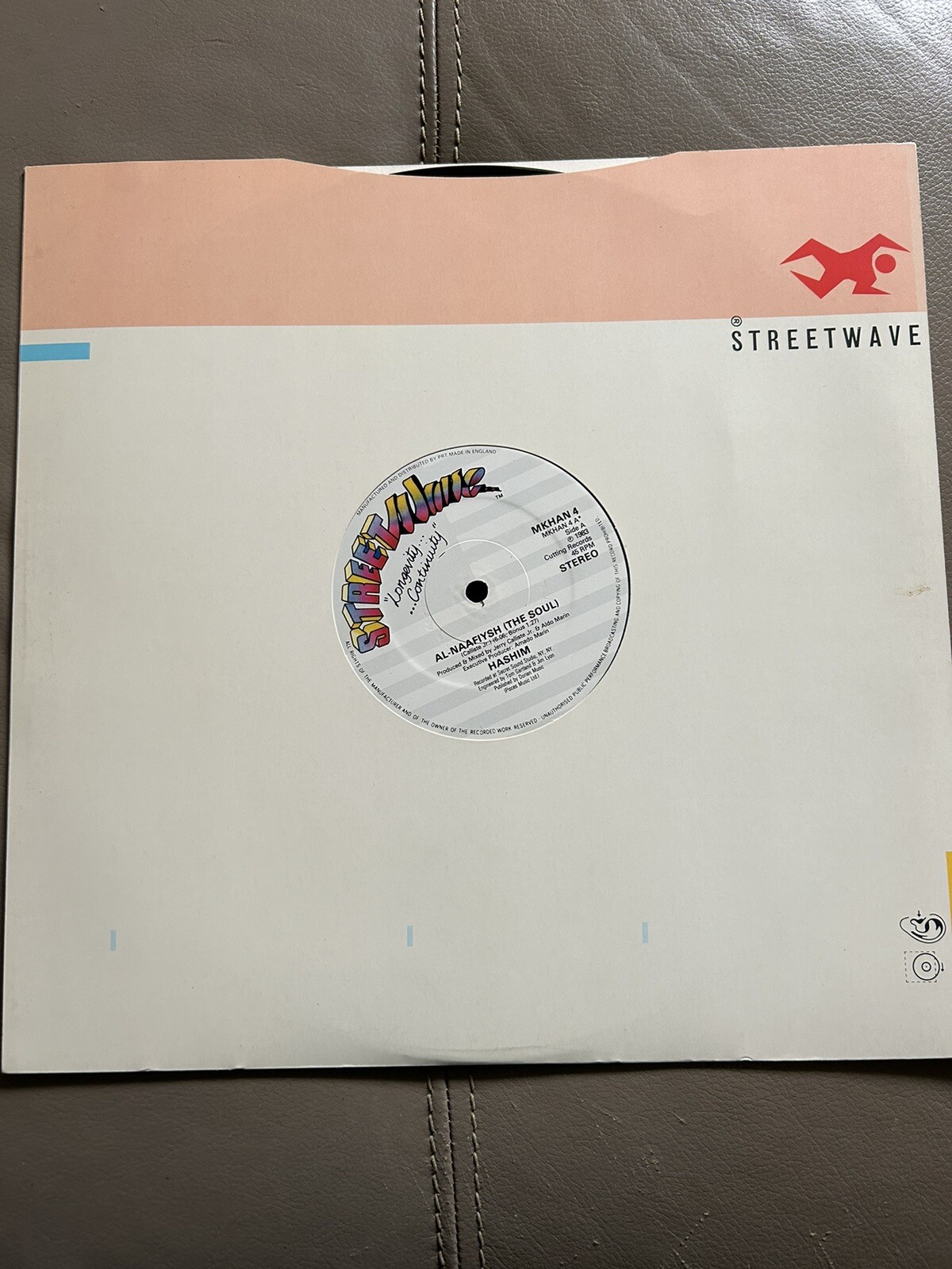 Hashim – Al-Naafiysh (The Soul), 12″, (Vinyl) Orginal sleeve and first edition