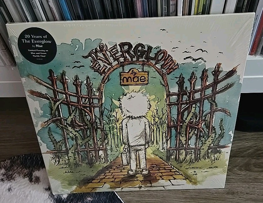 MAE – The Everglow Color Vinyl LP Blue Green Marble Limited Edition /300 Rare.